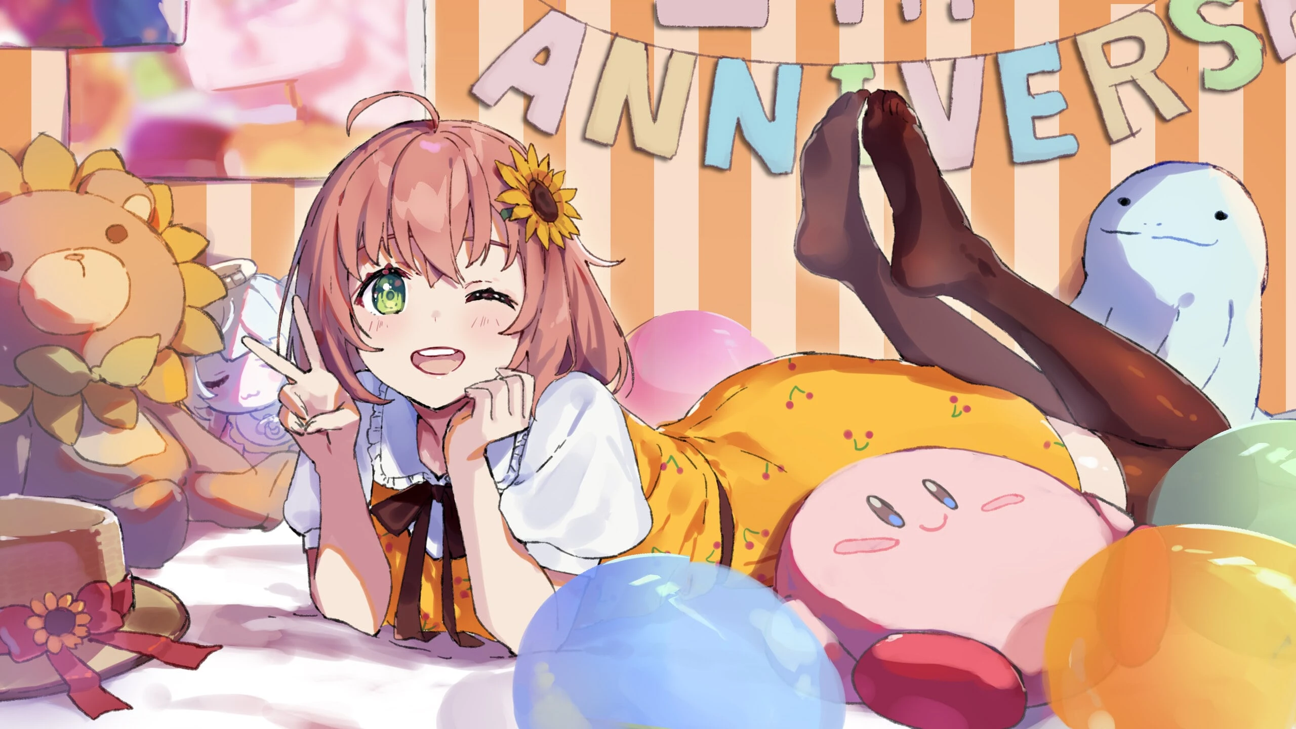 2nd Anniversary Honma Himawari Collaboration 2020 Illustration<br>by Nana