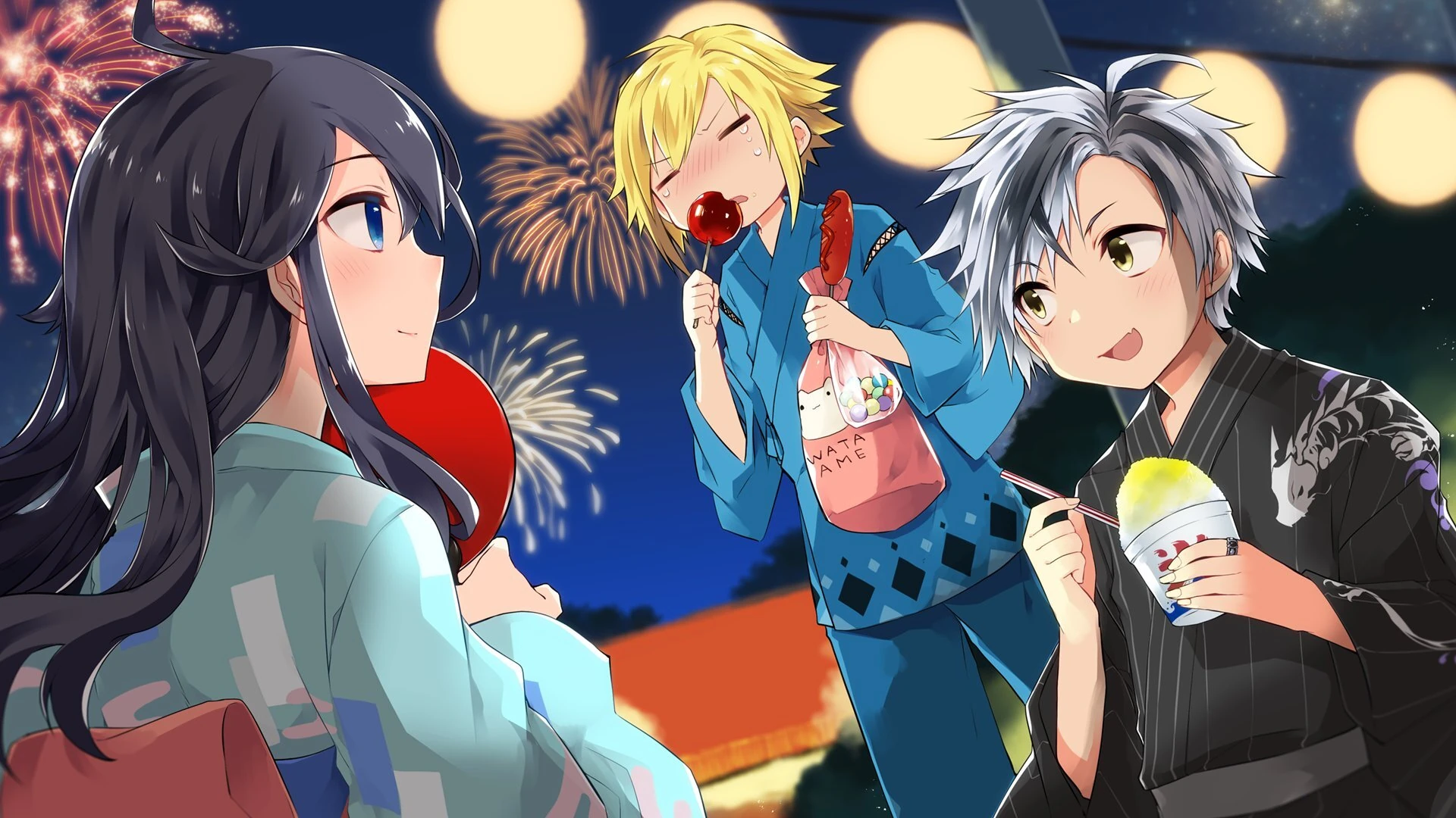 Onaedoshi Gumi's Summer Vacation Stream Thumbnail<br>by Kamiyoshi Rika