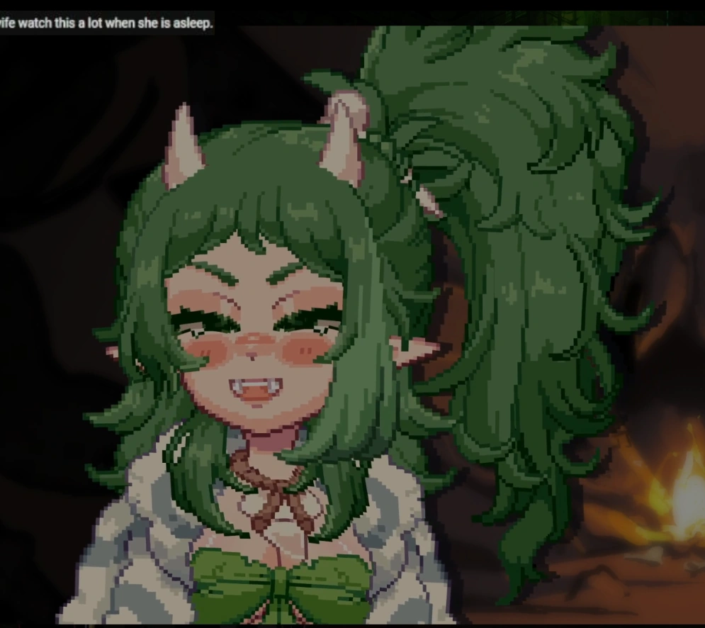 Pixel Meat Winking Portrait