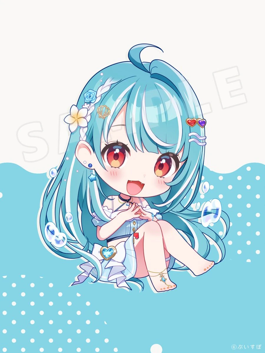 2024 Birthday Marine Keychain and Sticker<br>by [https://x.com/momoshiki/status/1770795753889305012 Momoshiki]