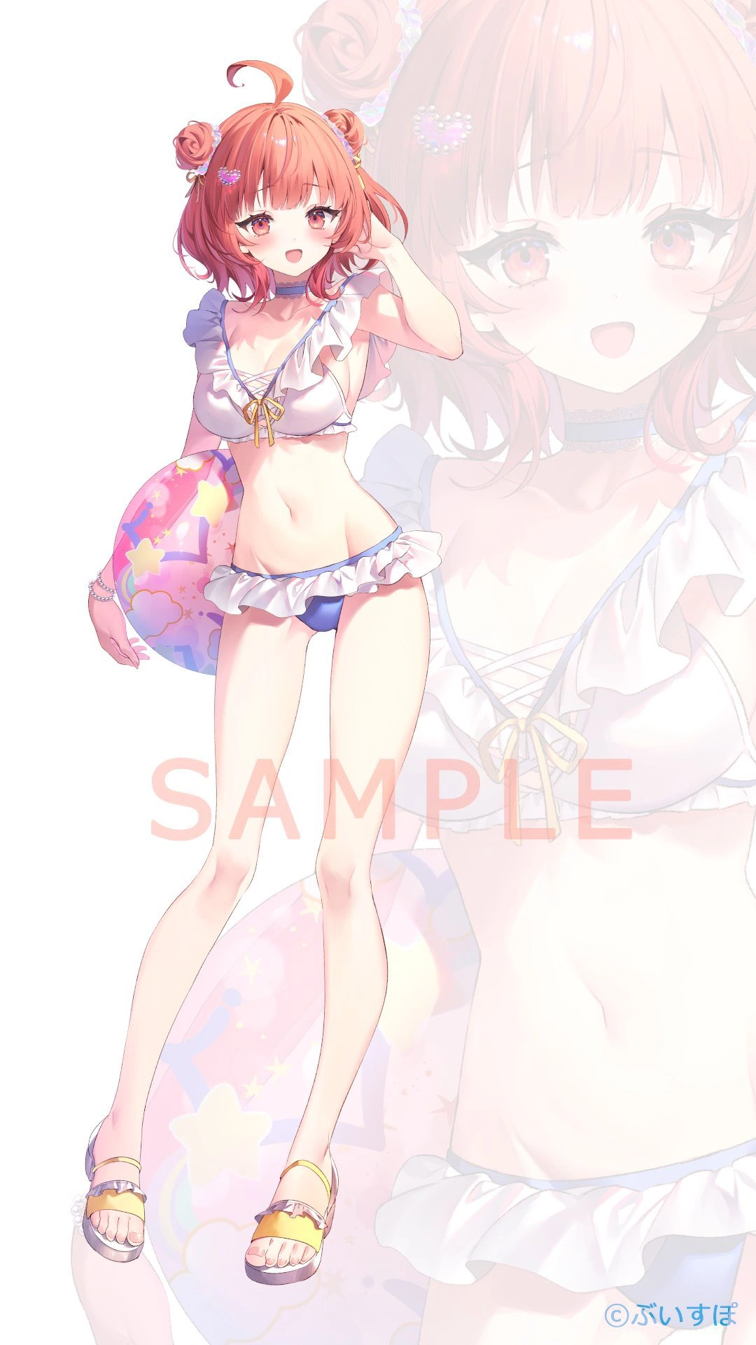 Summer Vacation Goods Illustration<br>by [https://x.com/rityulate/status/1818960092106309939/photo/1 Riichu]