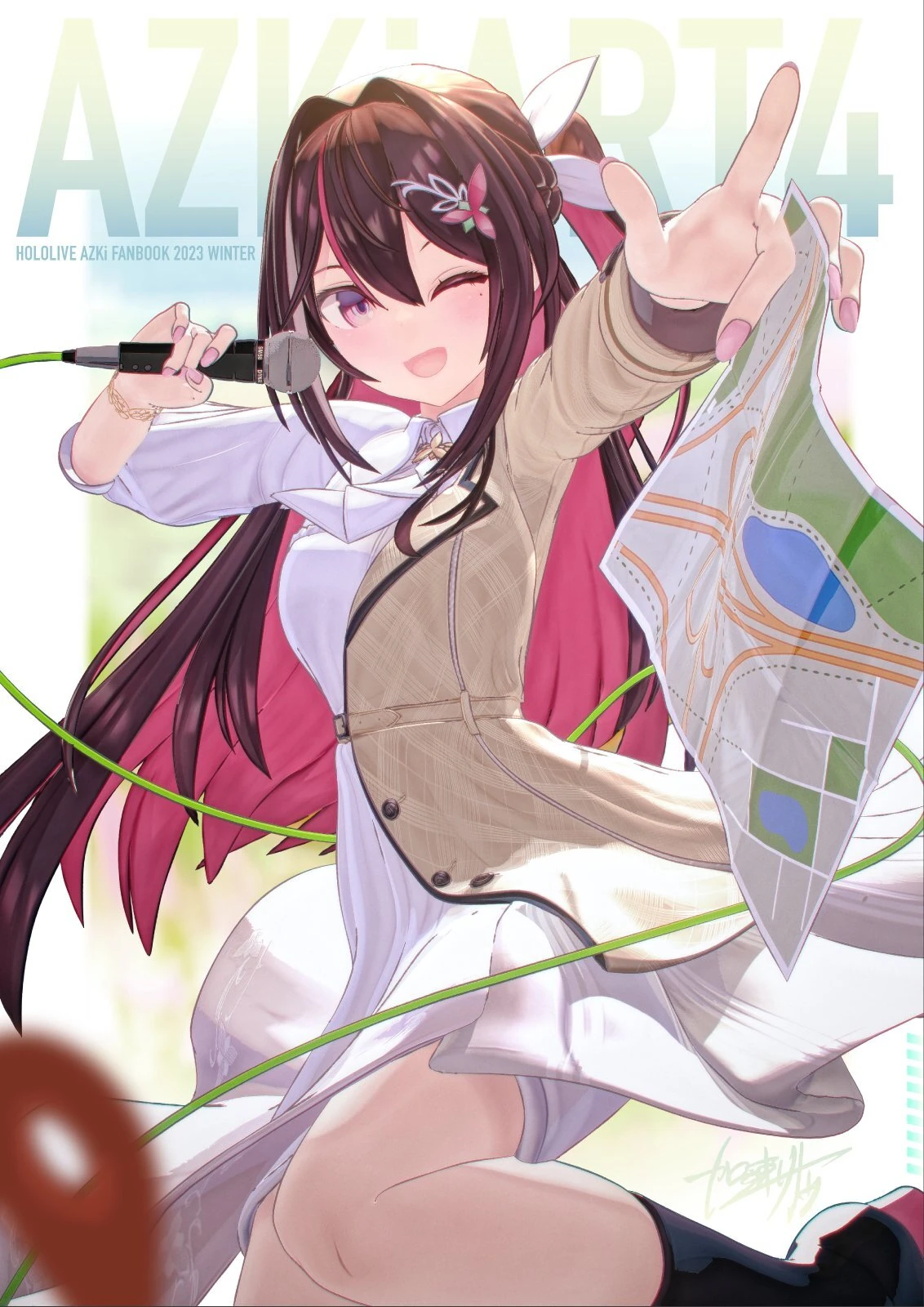 AZKiART4 Artbook Cover Illustration<br>by kasokuSato
