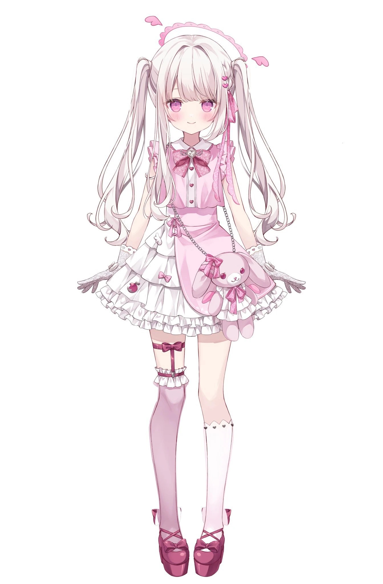 Full Body with Twintails