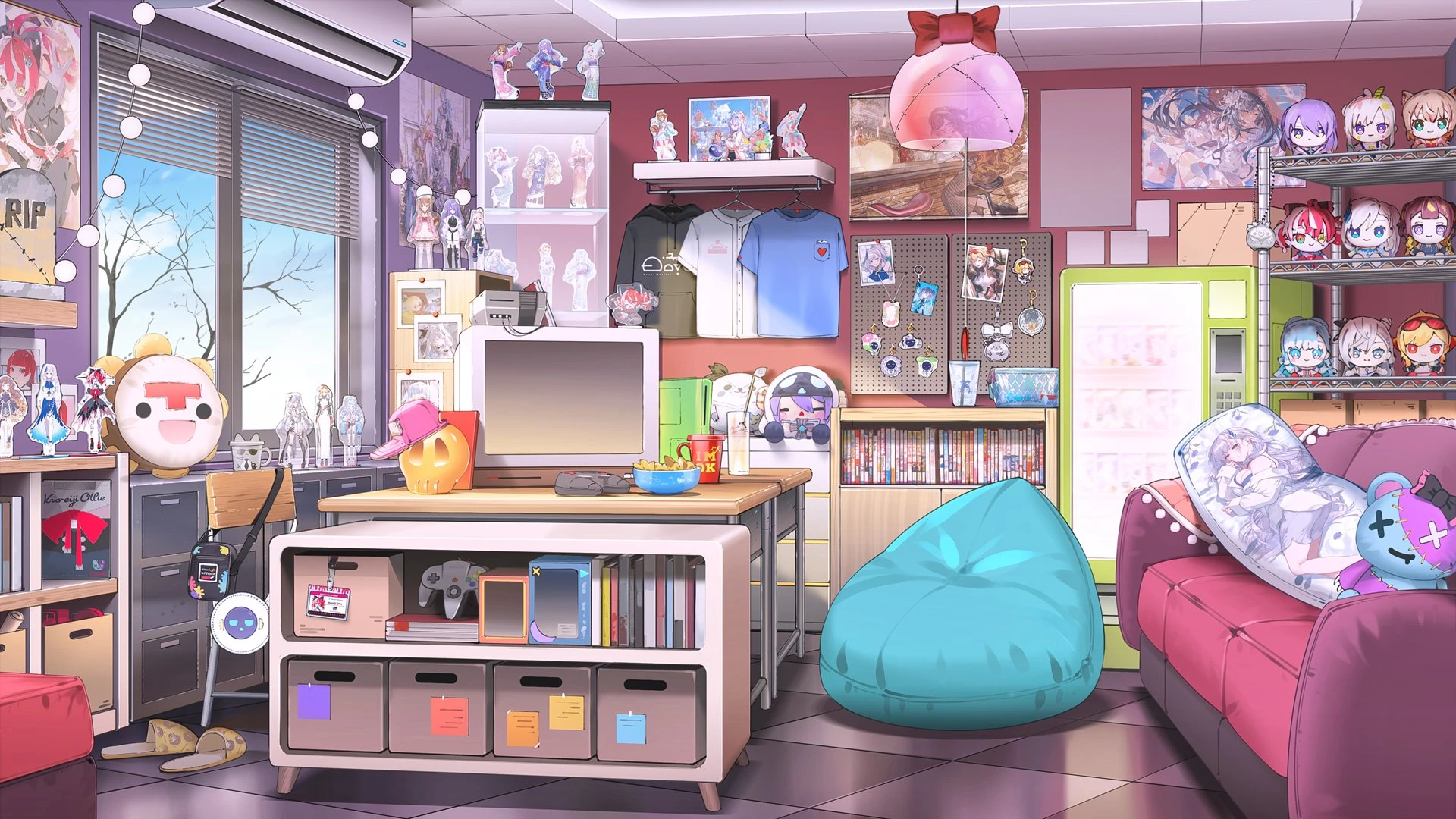 Room Background Without Desk and Chair by Keira