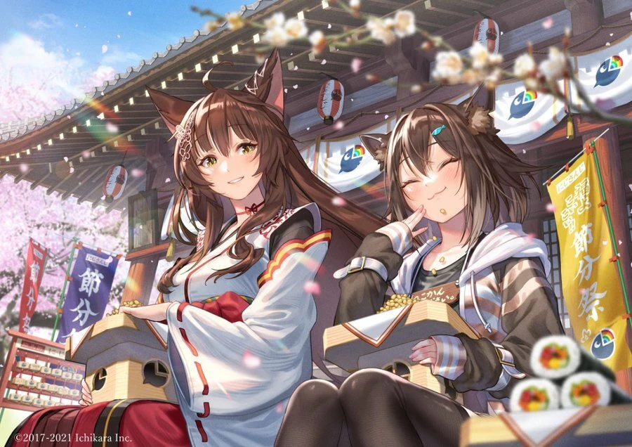 NIJISANJI Setsubun Voice 2021 Illustration<br>by Hikosan