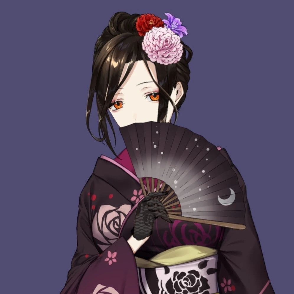 Kimono With Fan
