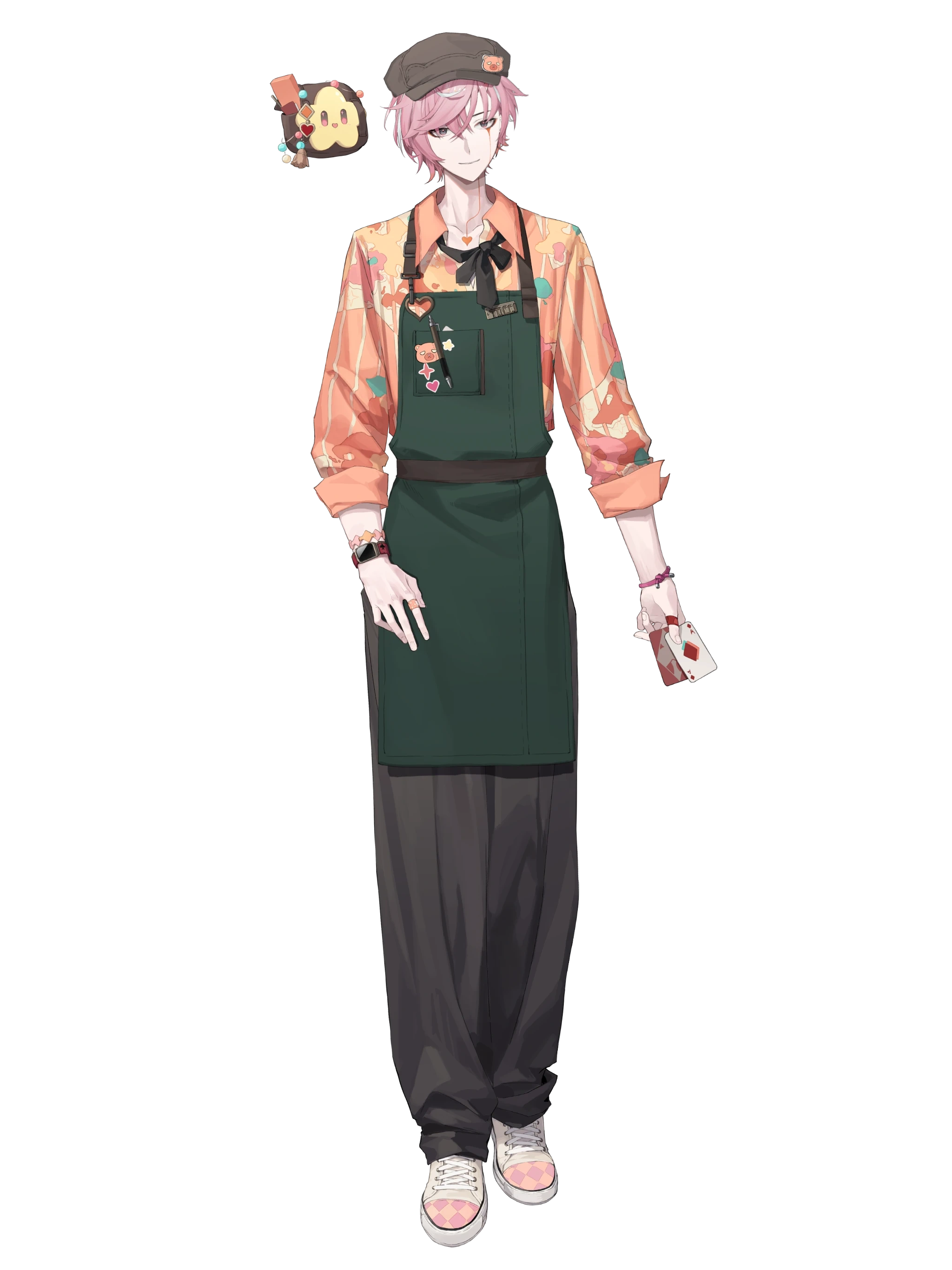 Full Body With Cap and Apron