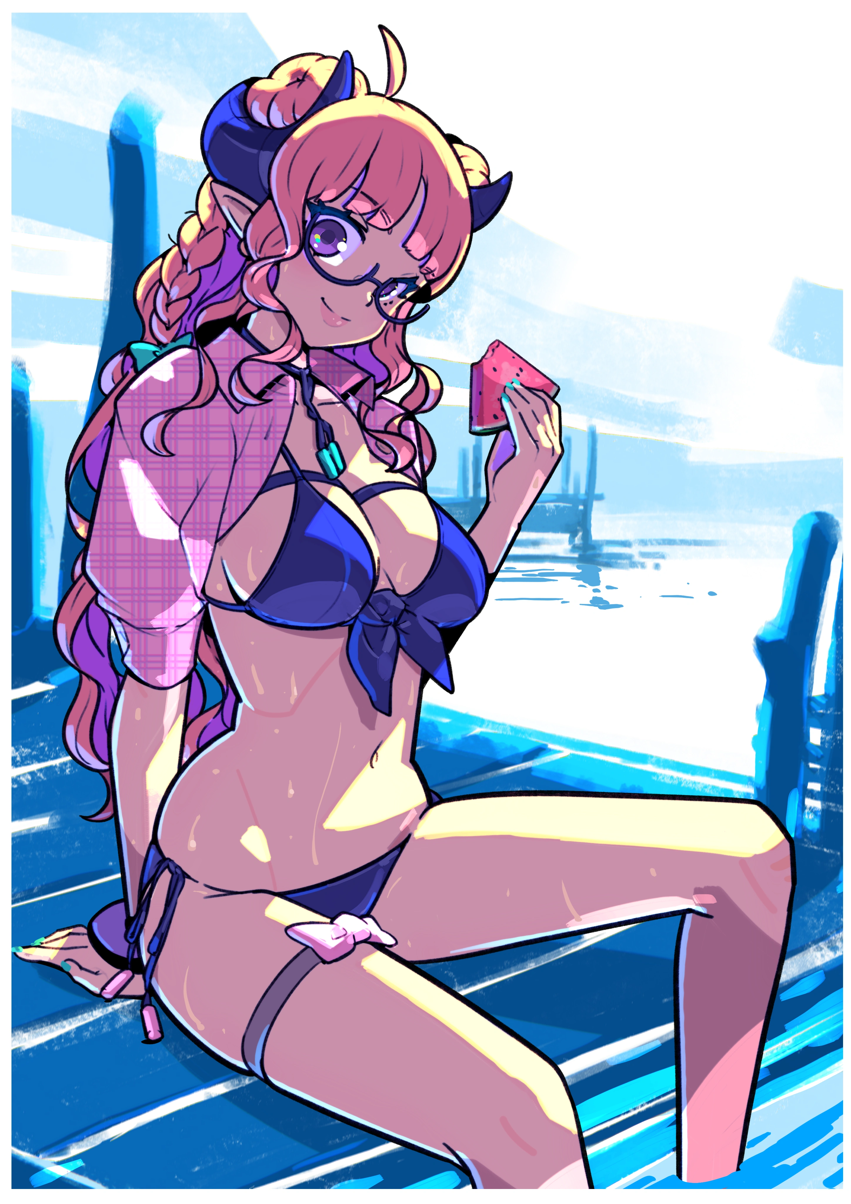 Watermelon Tiffany by AzumaJo