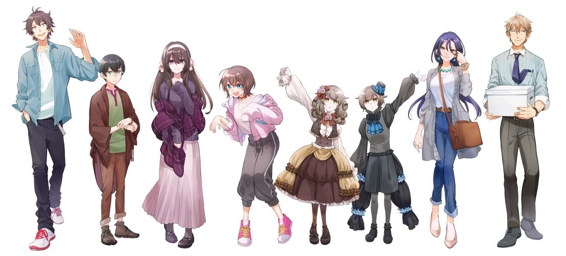 YOUTH IN THE BOX Character Visual<br>by Momo Futaba