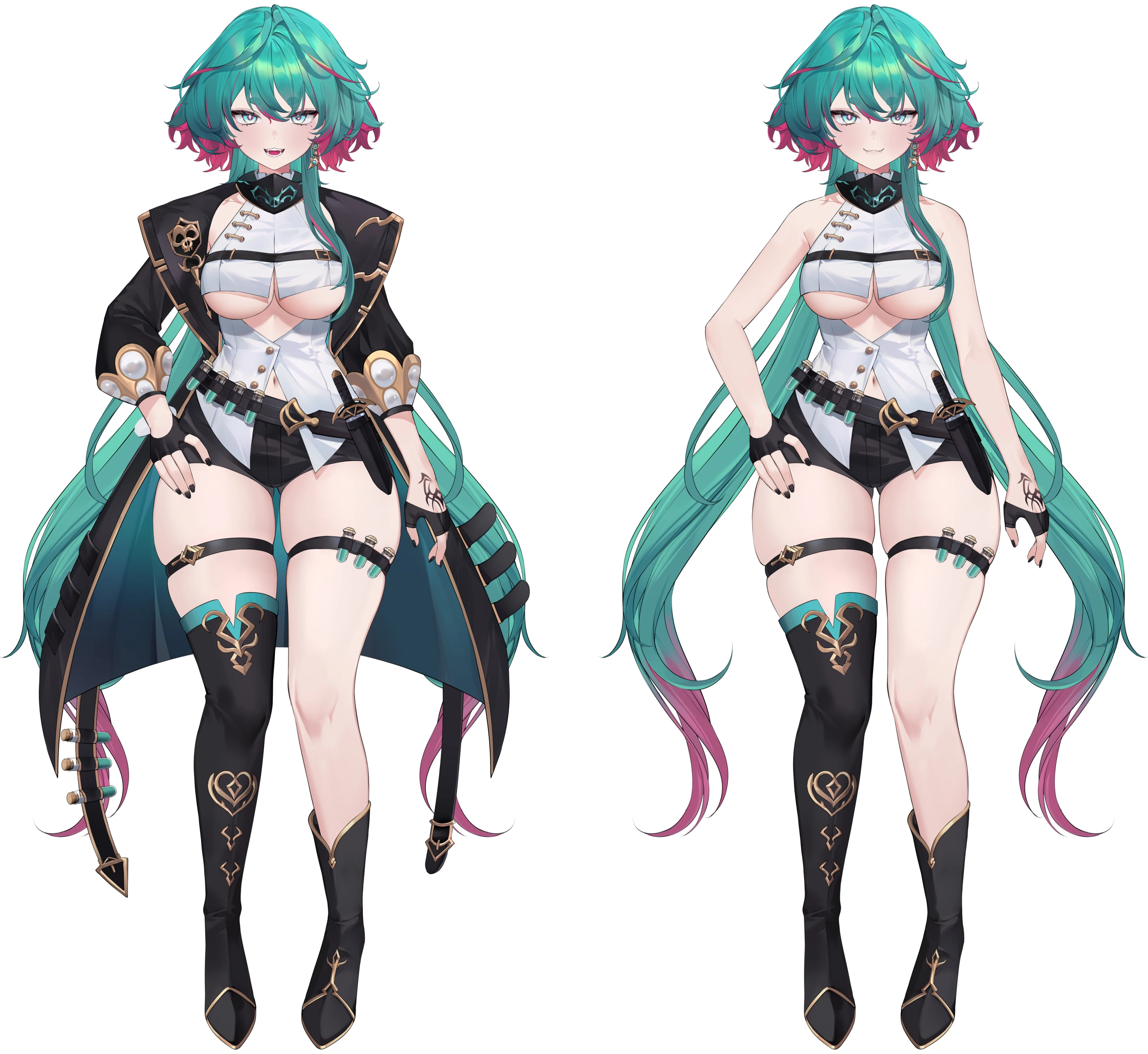 2.0 Full body with and without jacket