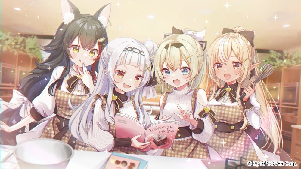 hololive Valentine's Recipe Voice Key Visual by Gomano Rio