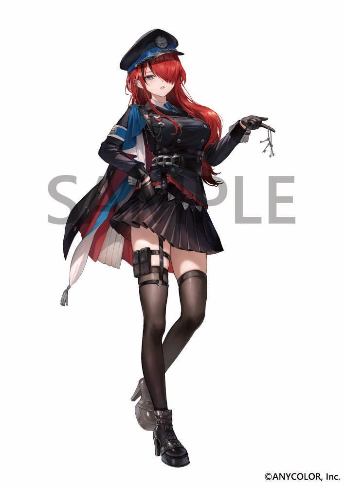 NIJISANJI -Prison Guard- Goods Illustration<br>by Shinotaro