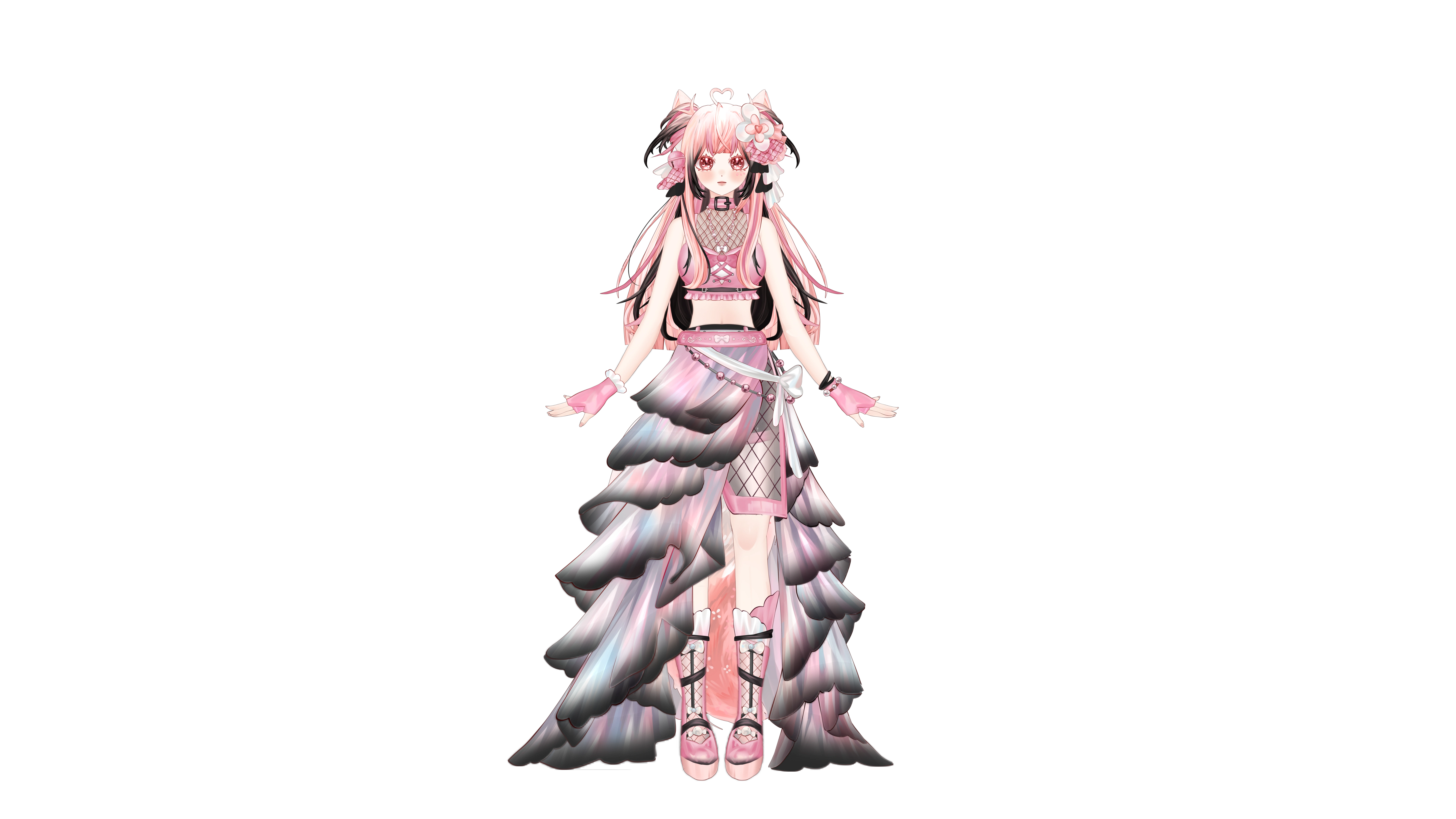 Mofu Third Outfit (Dark) - Candy Pulse