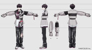 Three-View (with Coat)