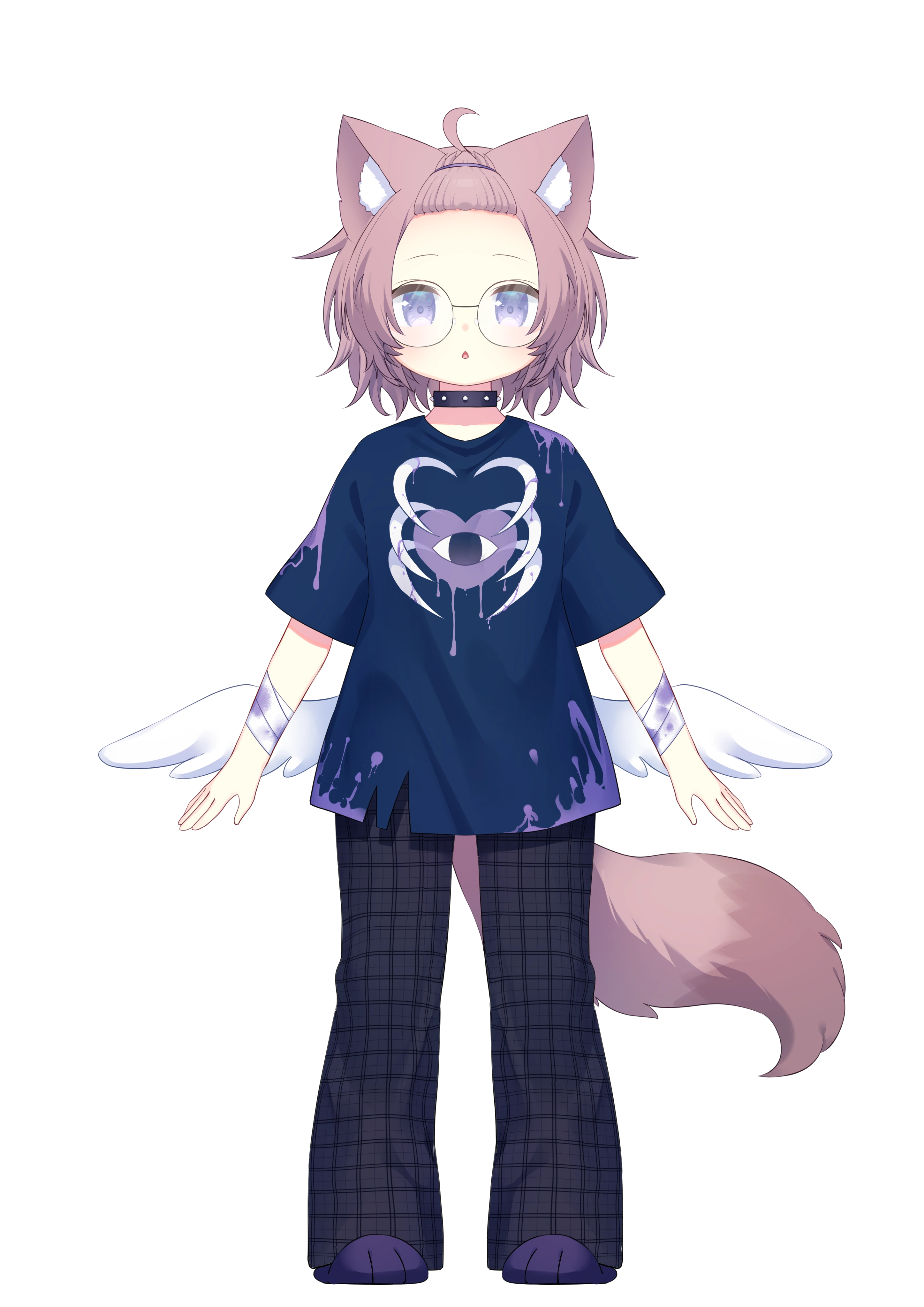 Original outfit with pants and bangs up by Potenoki