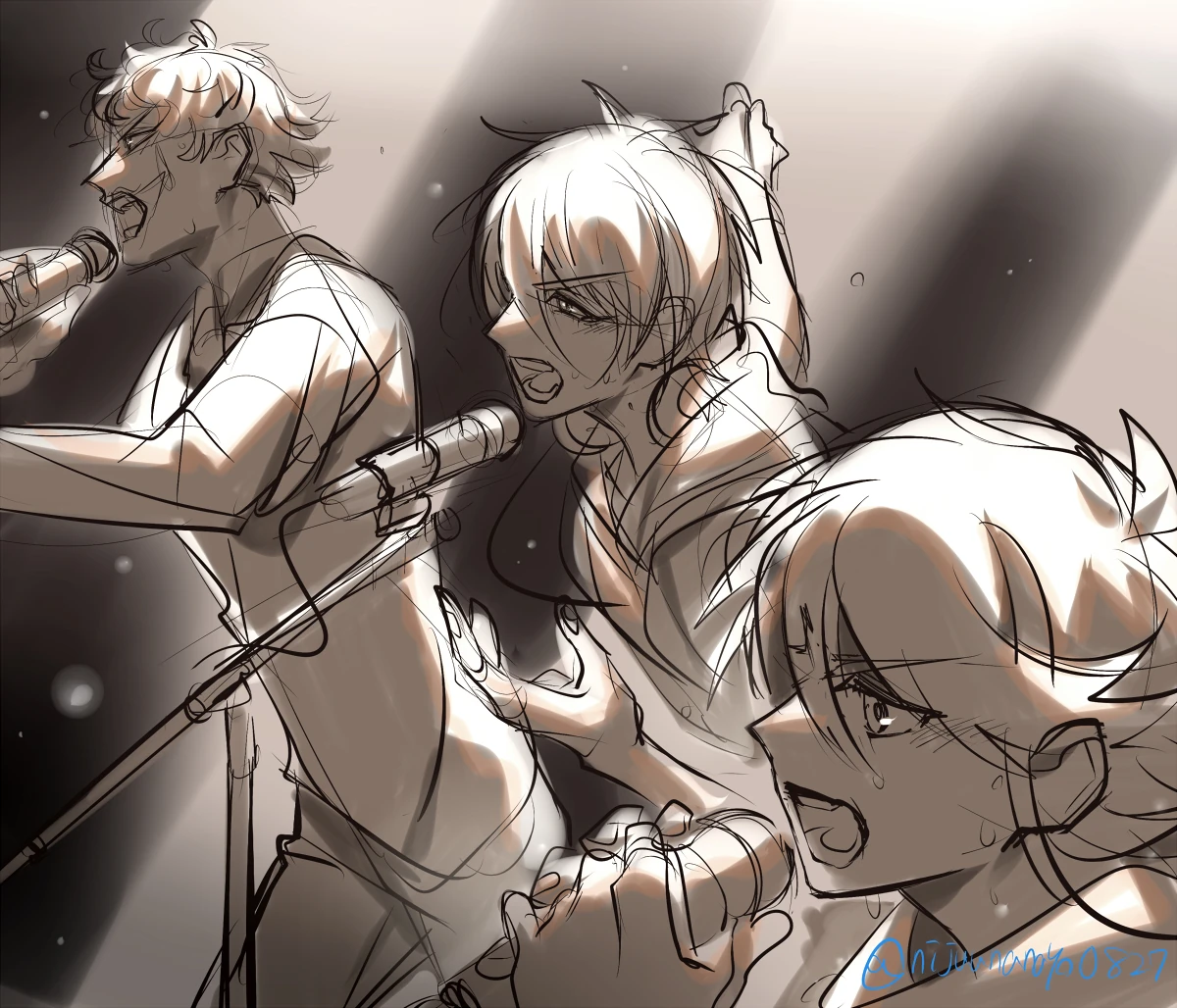 Joe, Akina, and Kakeru by Ninahachi