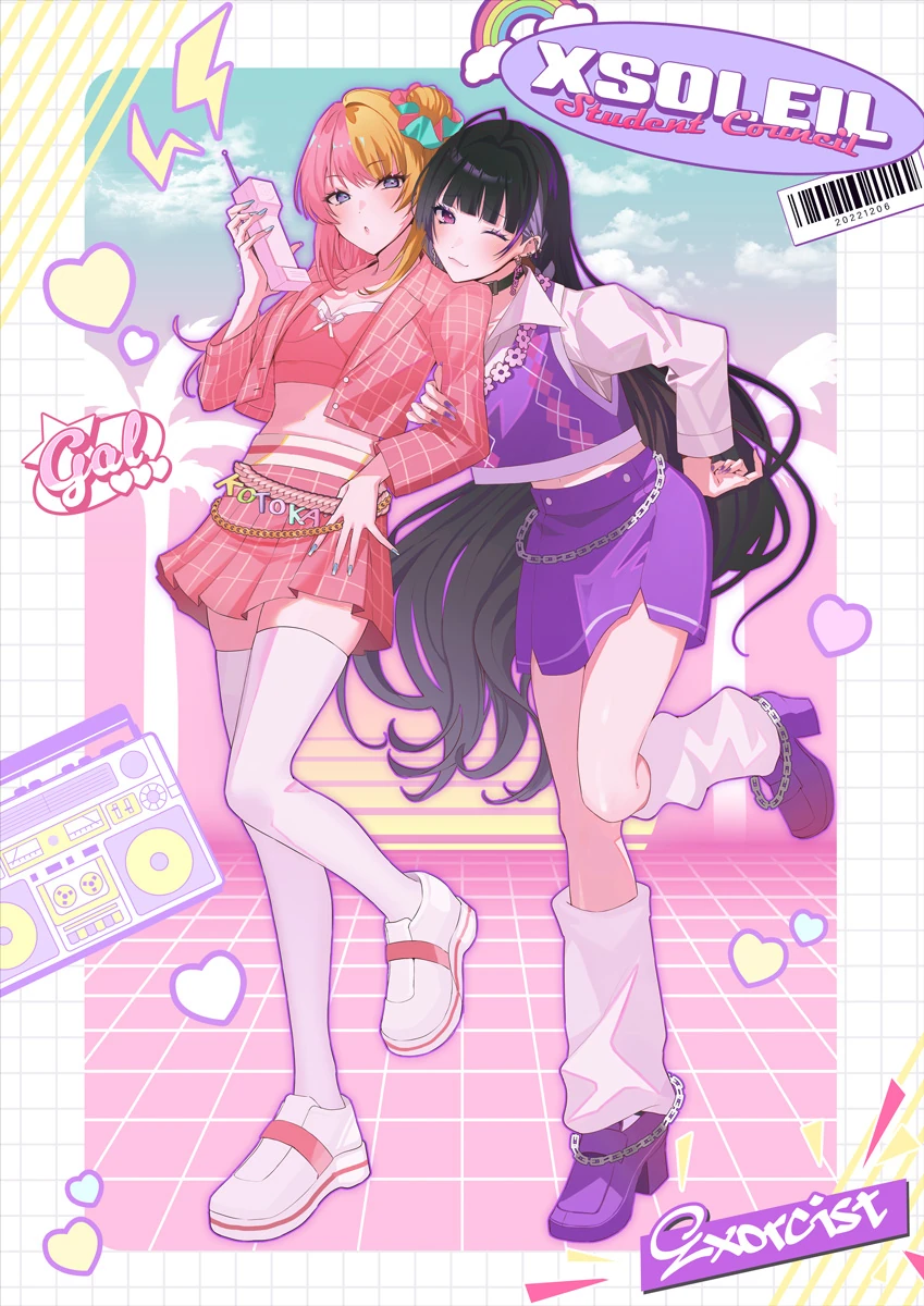 Meloco and Kotoka by RIZ3