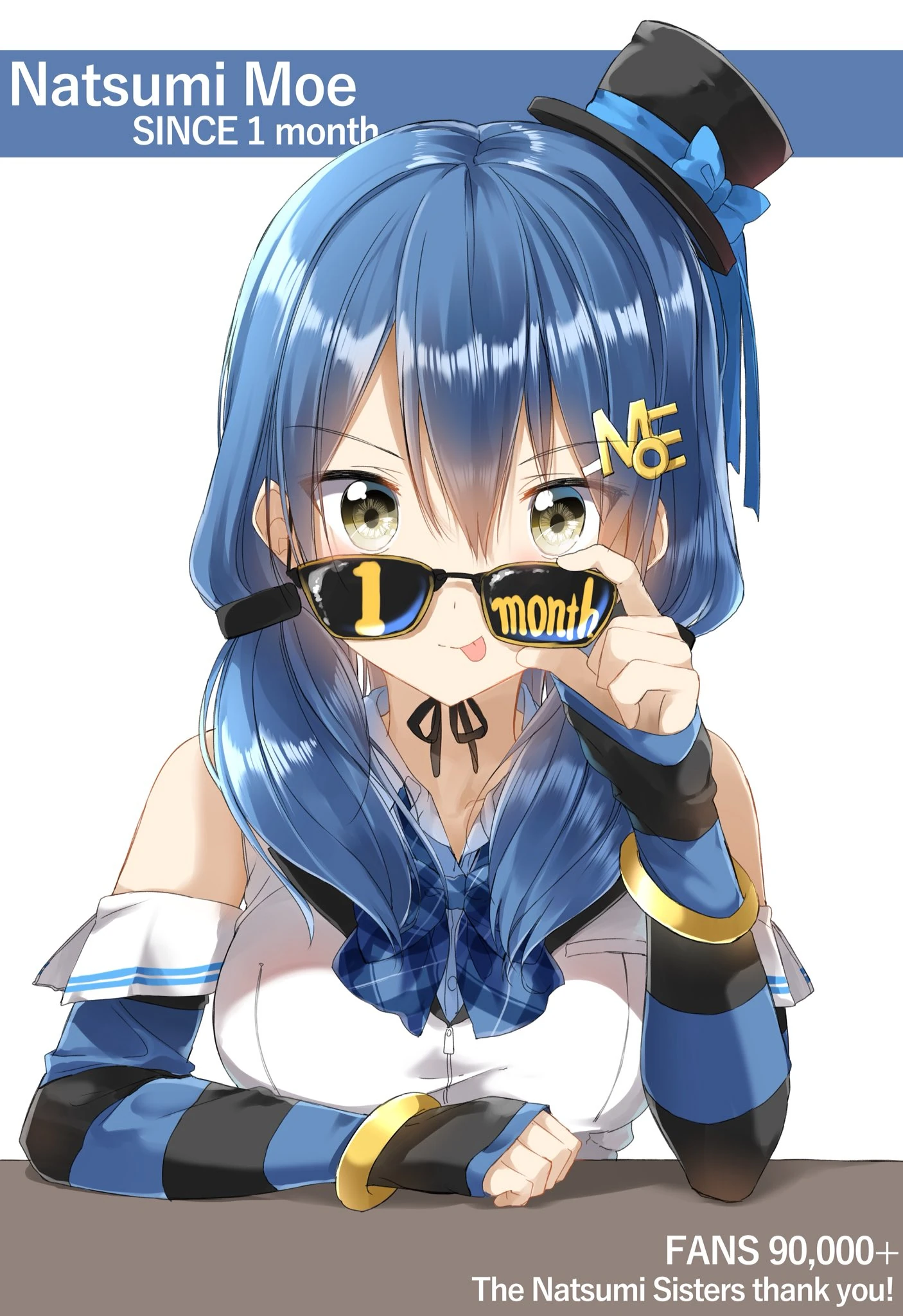 Official art celebrating her one month's anniversary