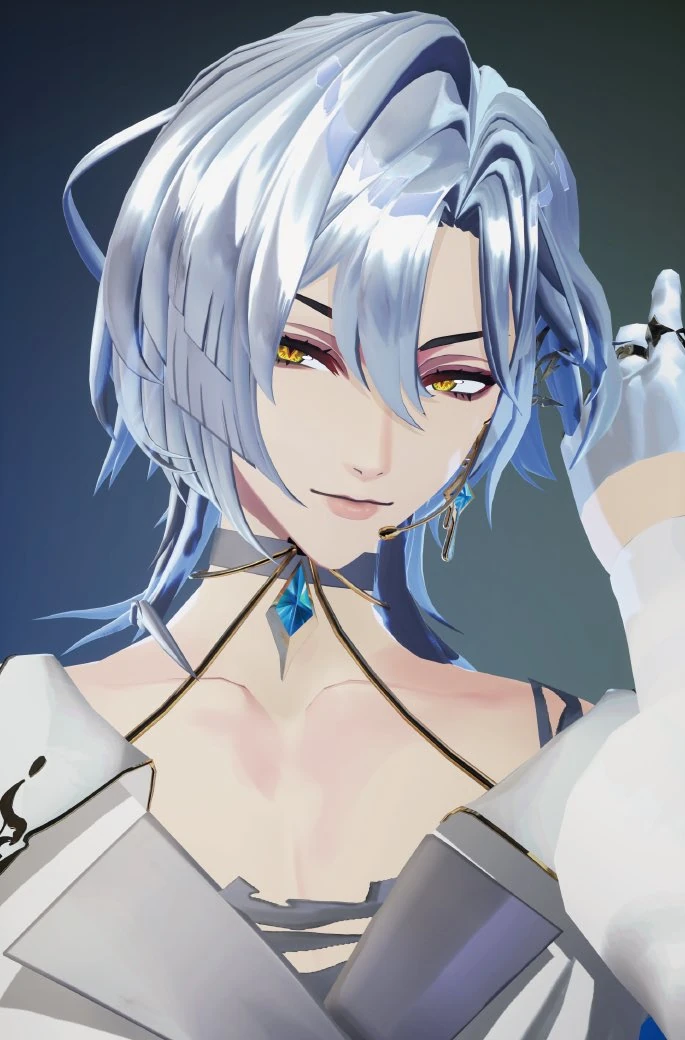 Headshot in their 3D outfit