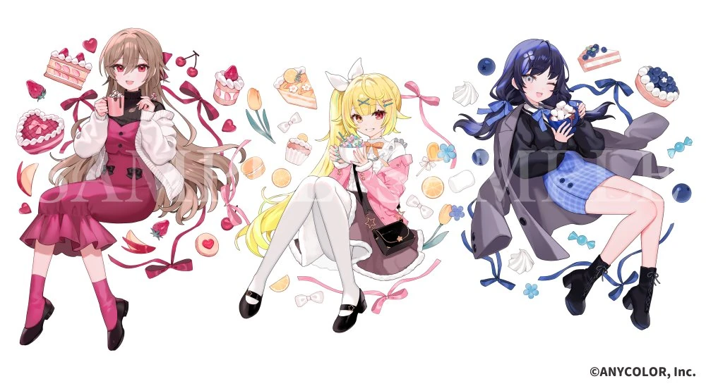 Sweet Floaties Goods<br>Illustration by Saku Nosuke