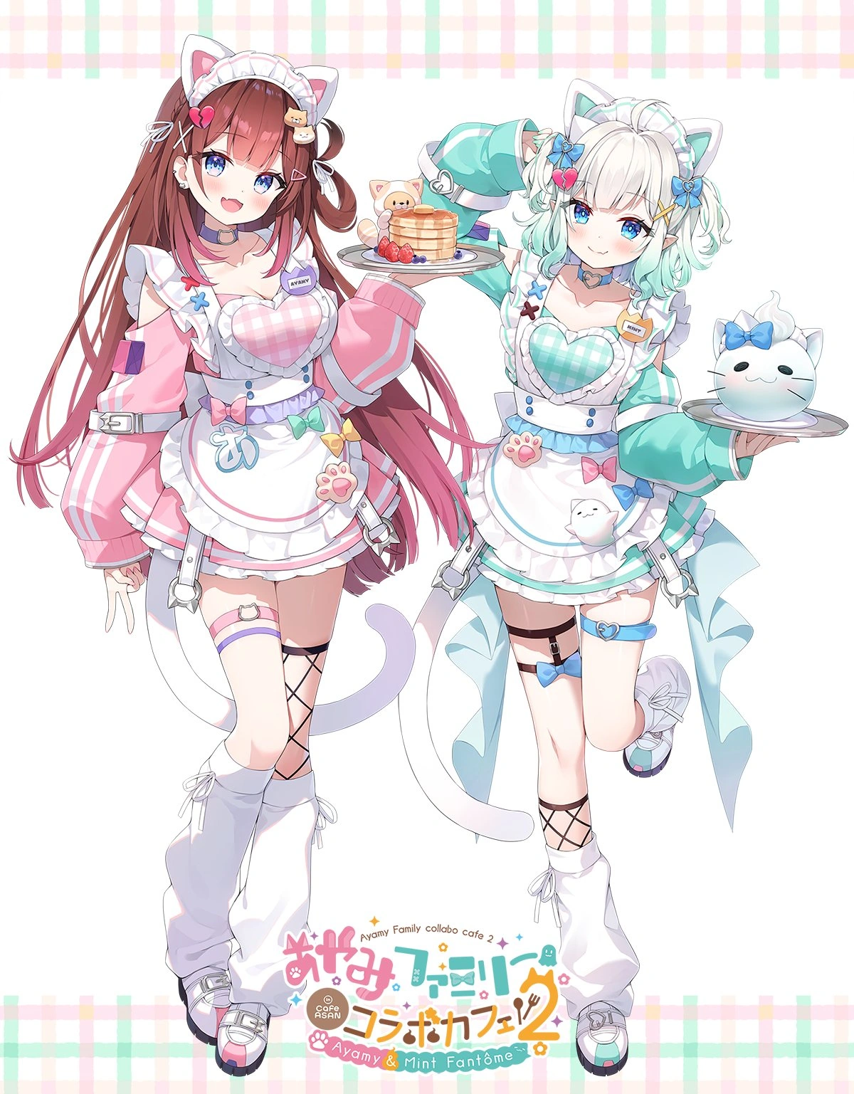 Ayamy x Mint Fantôme Family Collaboration 2 Cafe ASAN Illustration by Ayamy