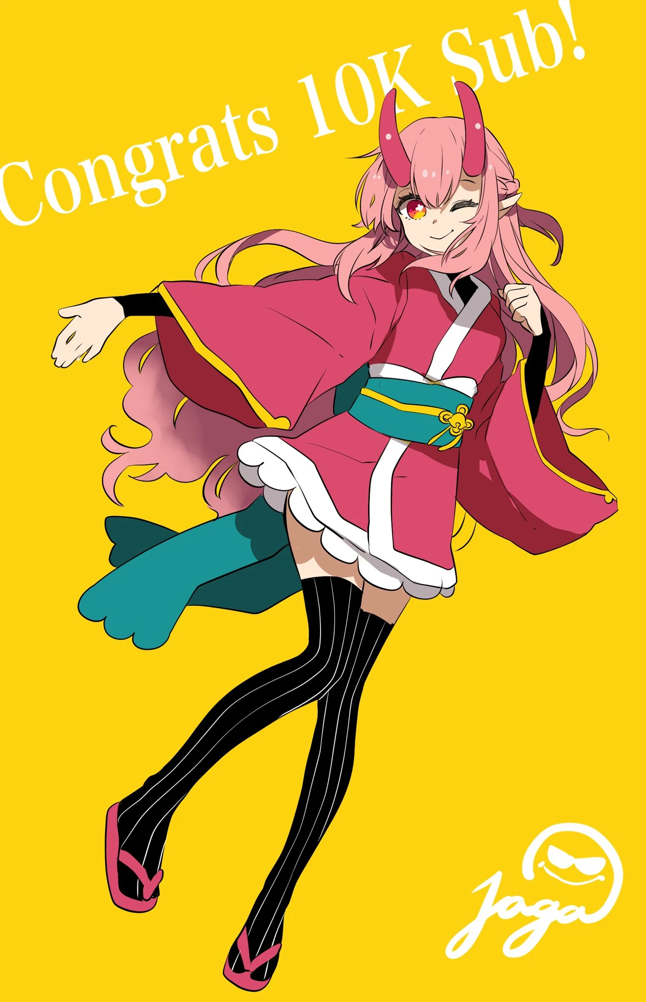 Congrats on 10k subs Rin<br>by Jaga bokkuru