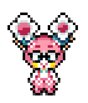 Mado sprited in the style of "Mario & Luigi: Bowser's Inside Story"