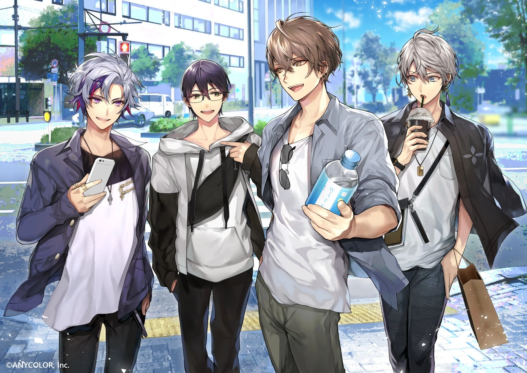 NIJISANJI Desktop Calendar A version Illustration<br>by TCB