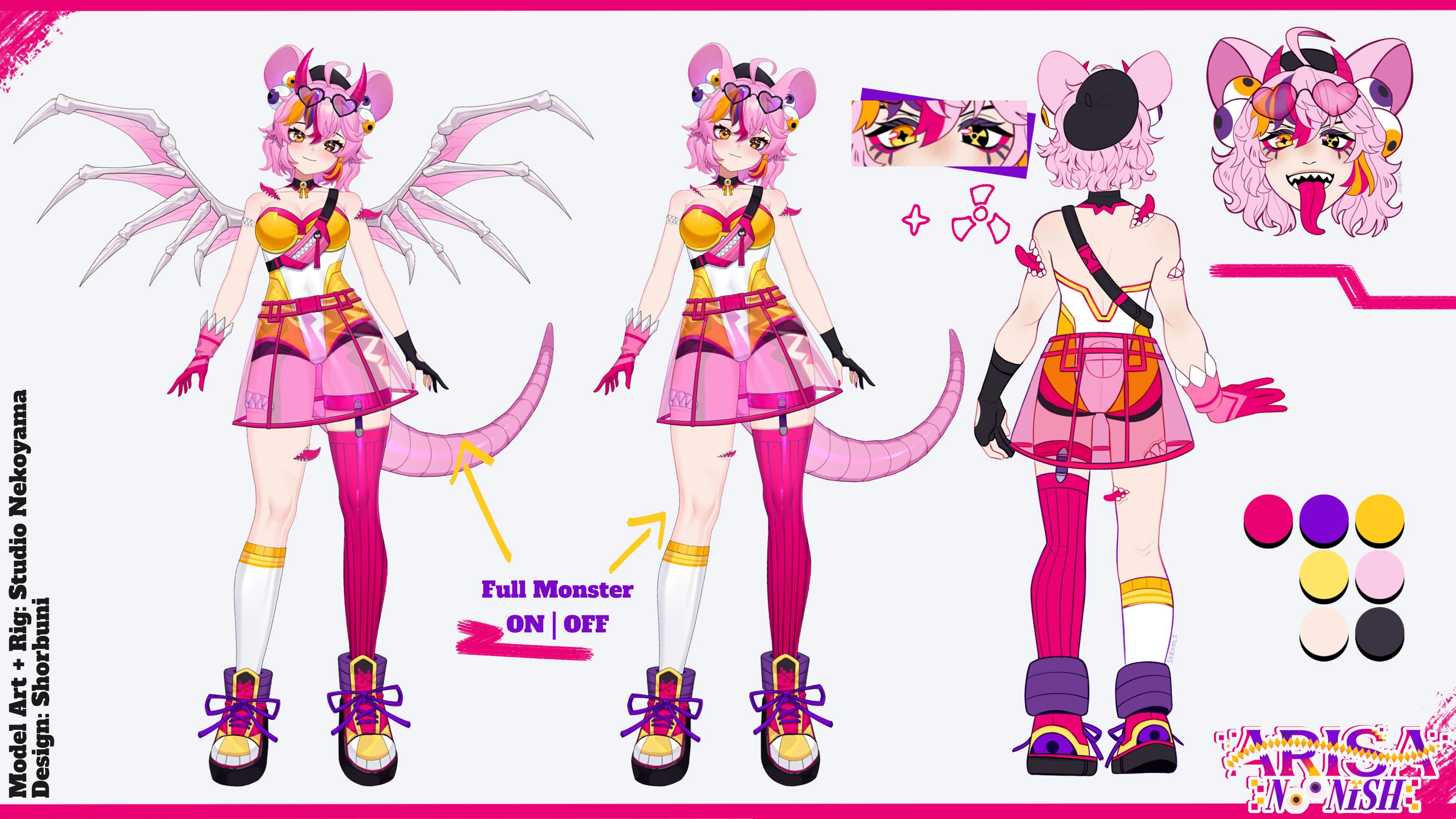 Reference Sheet (Jacket Off)