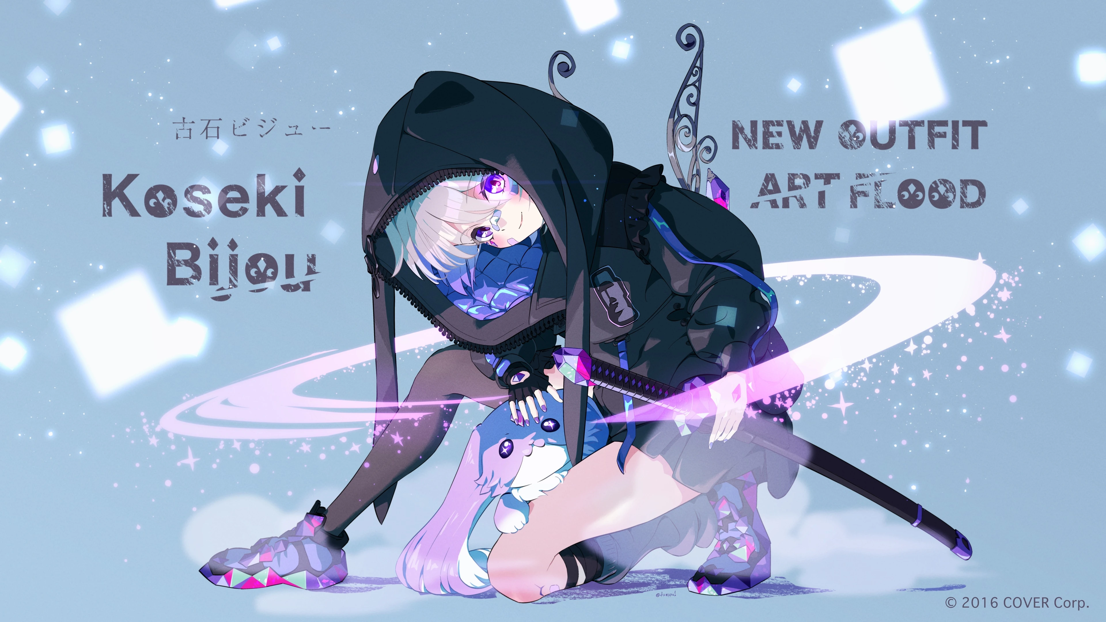 Third Costume Art Flood Project Illustration by fueppu