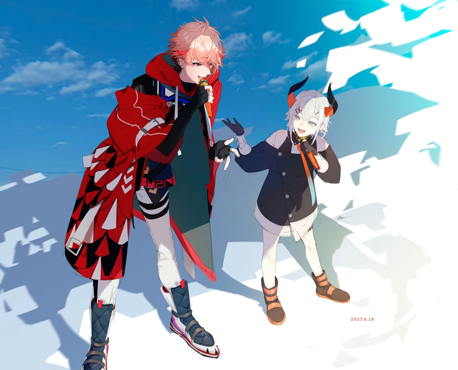 Levi Elipha and Seraph Dazzlegarden<br>by Haniwa