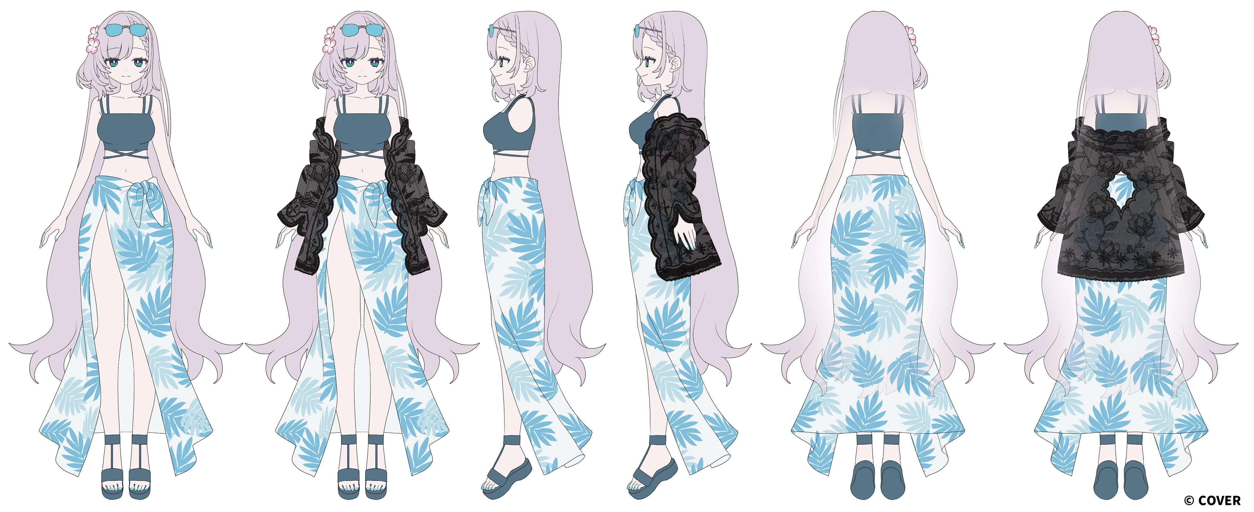 holonatsu Paradise Costume Reference Sheet