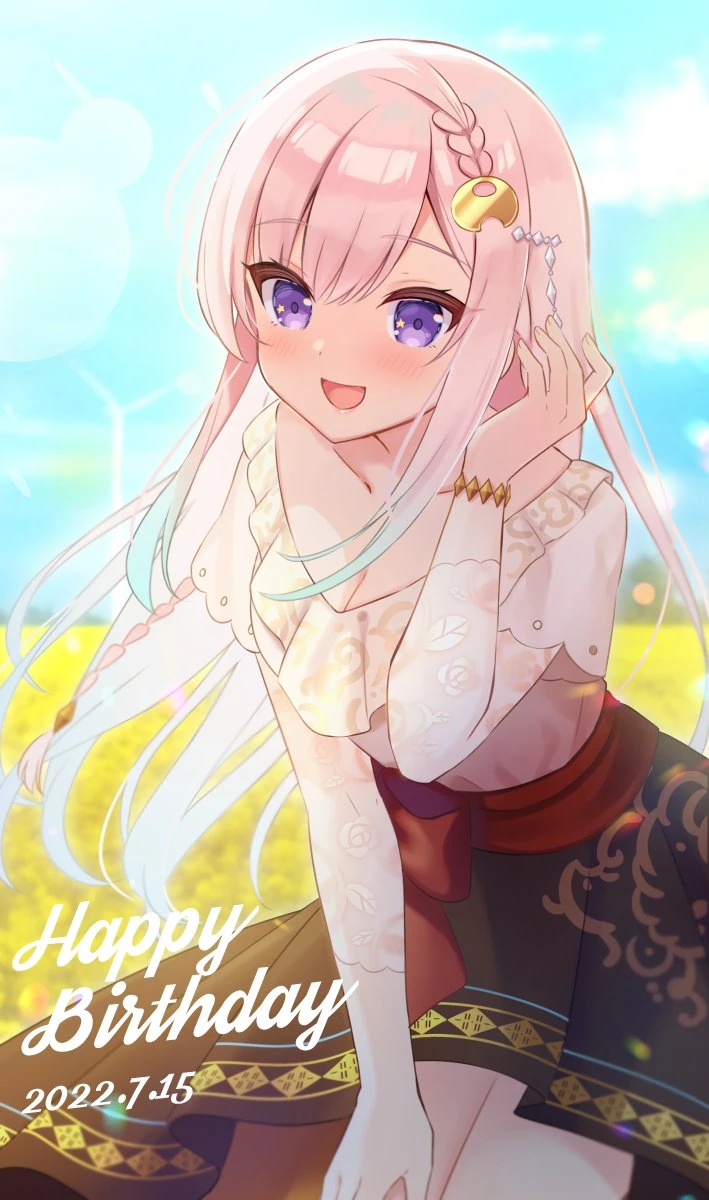 2022 Birthday Illustration<br>by Himesaki Yuzuru