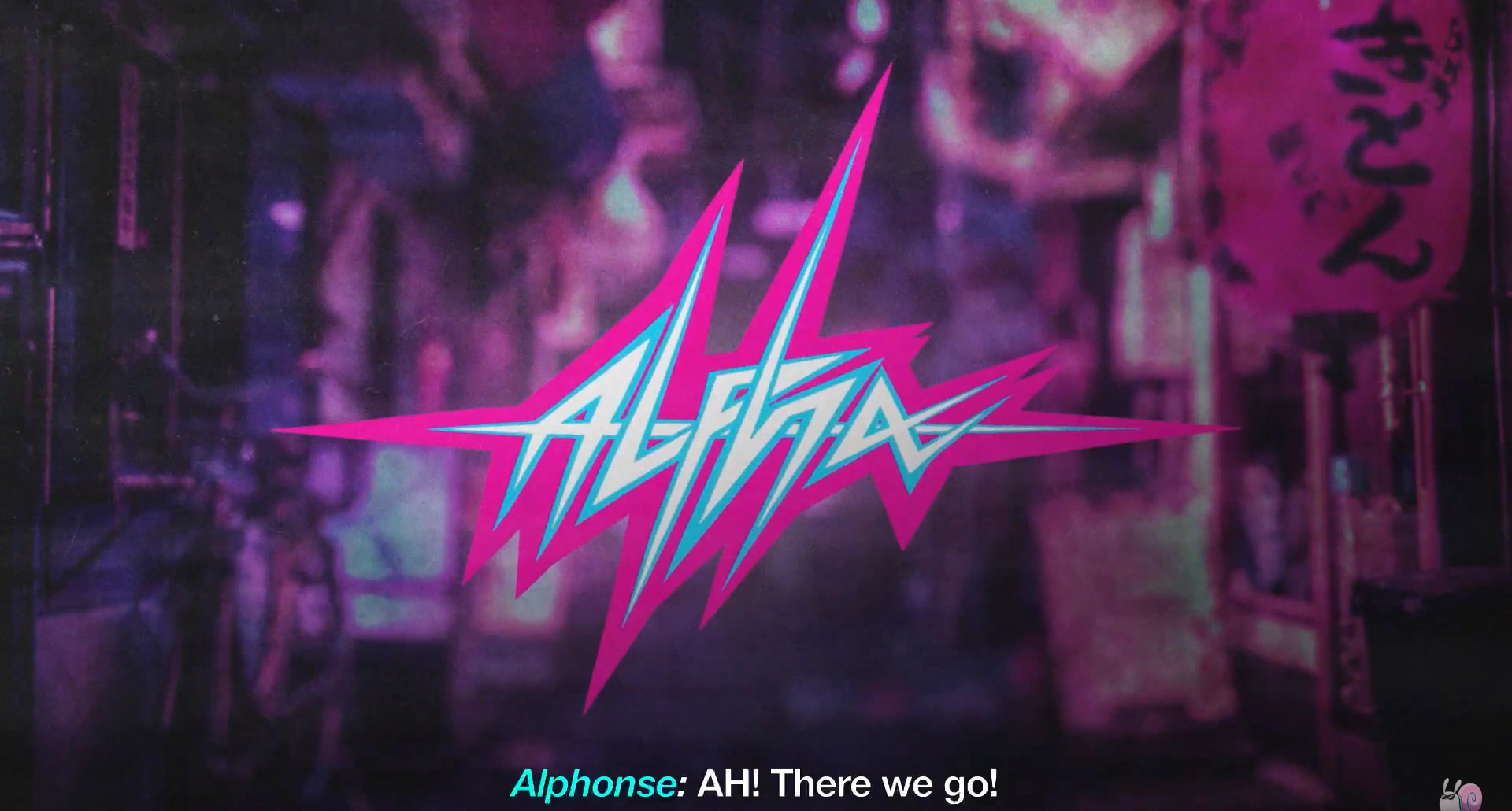 Alpha Title screen