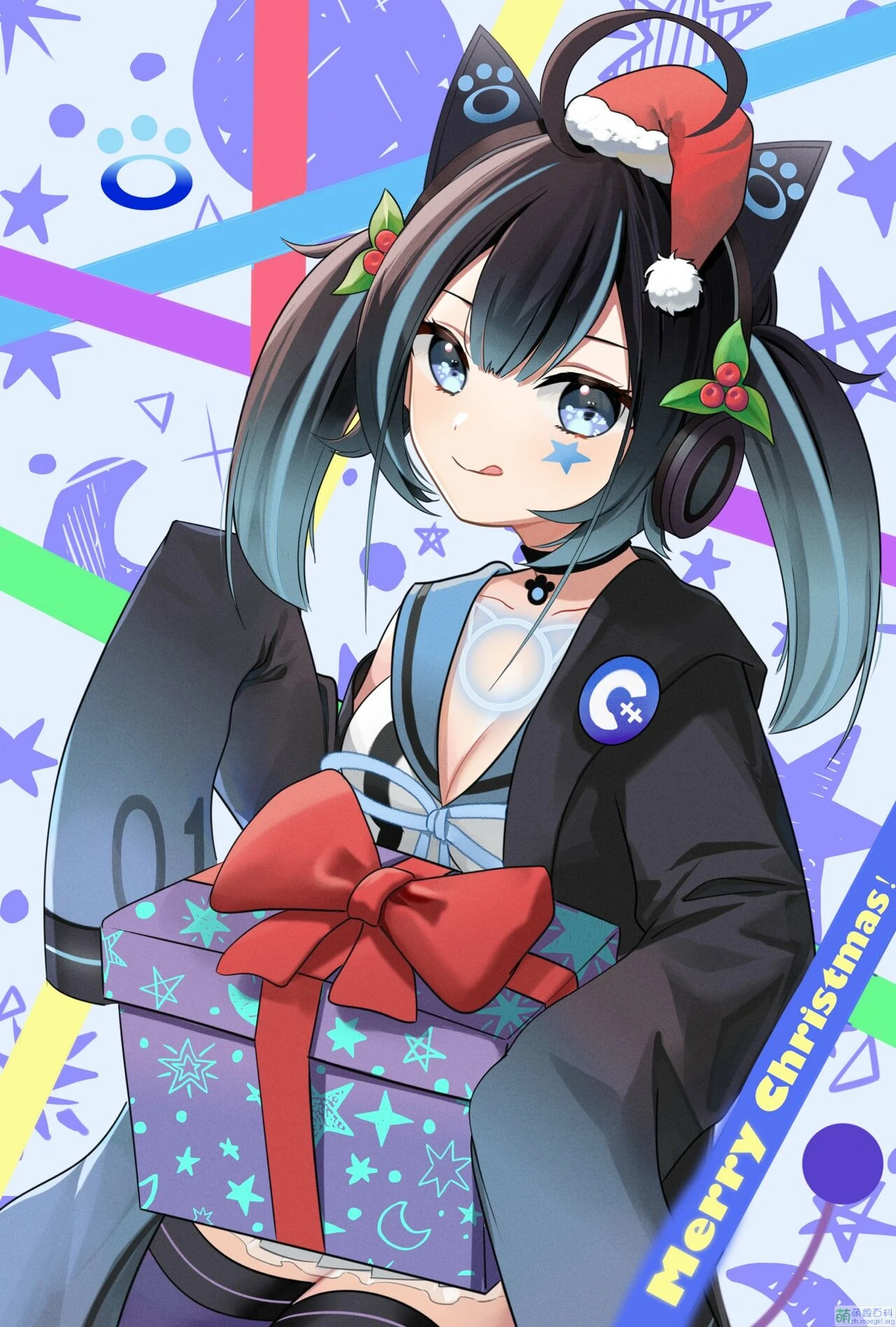 Cyan art for christmas by xyu221
