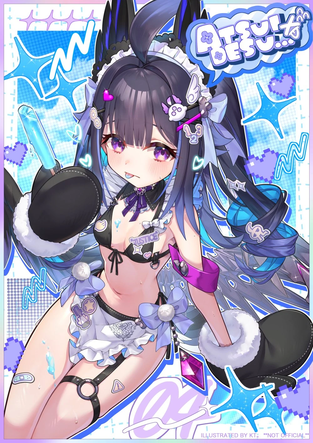Gothic Maid Swimsuit by KT