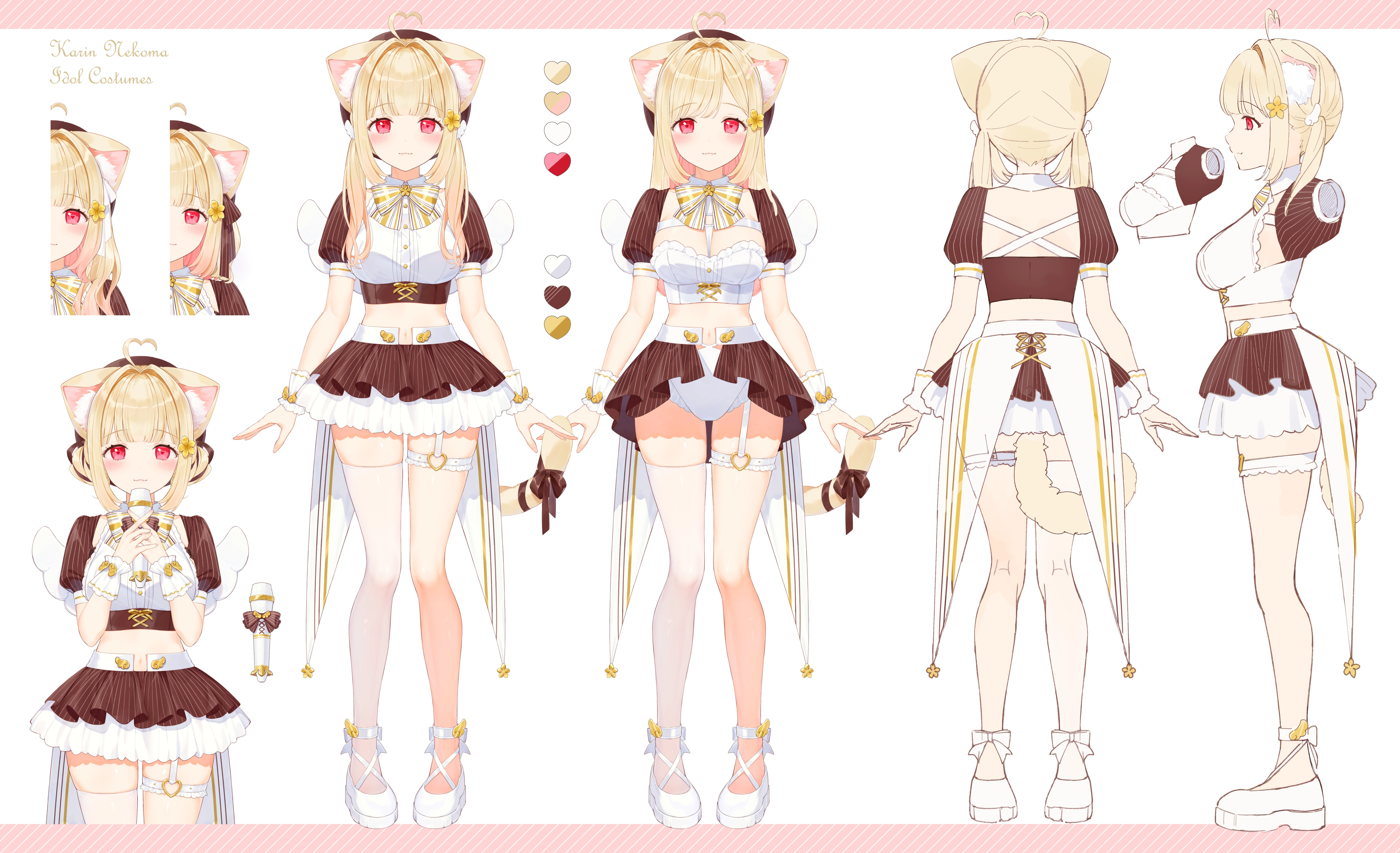 5th 2D Costume (Idol) Reference Sheet