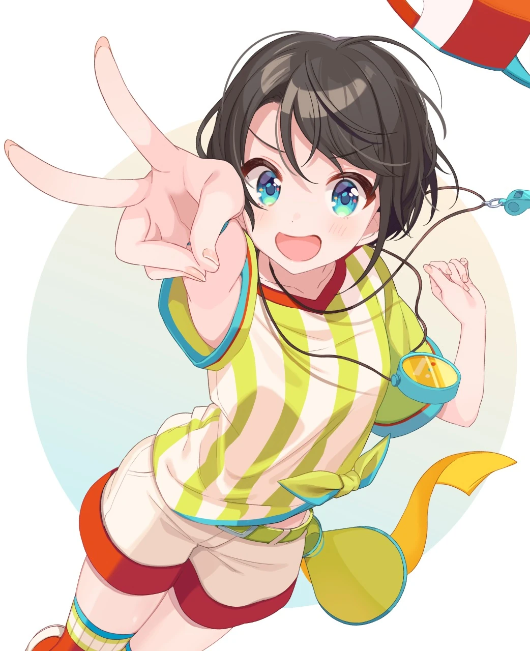 Subaru's Victory Hand Sign