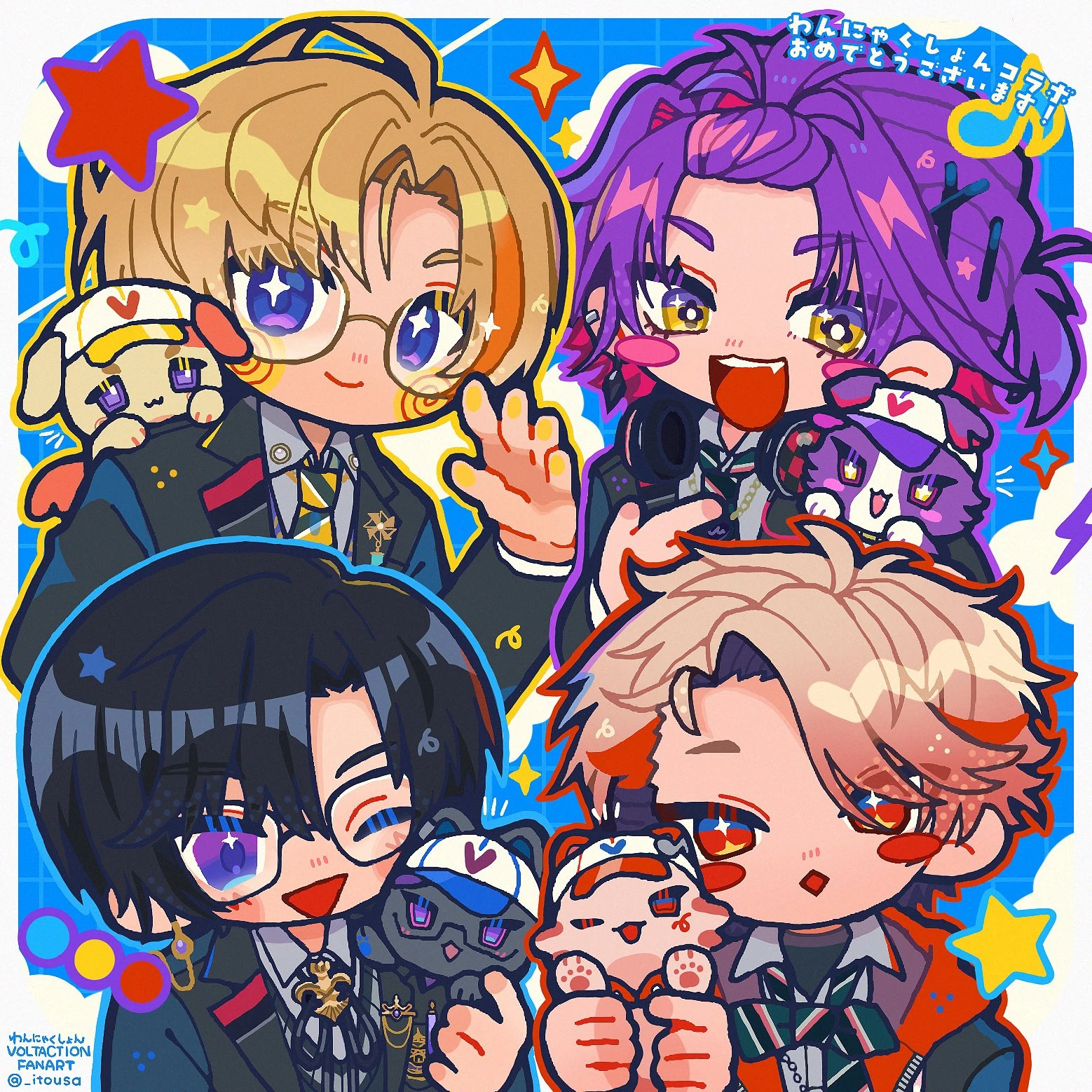 VOLTACTION Tokyo Dome Attraction Fanart Illustration<br>by Itousa
