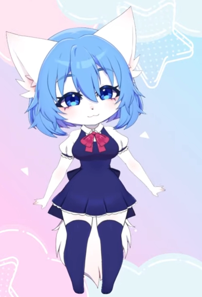 Wolfychu Chibi Model