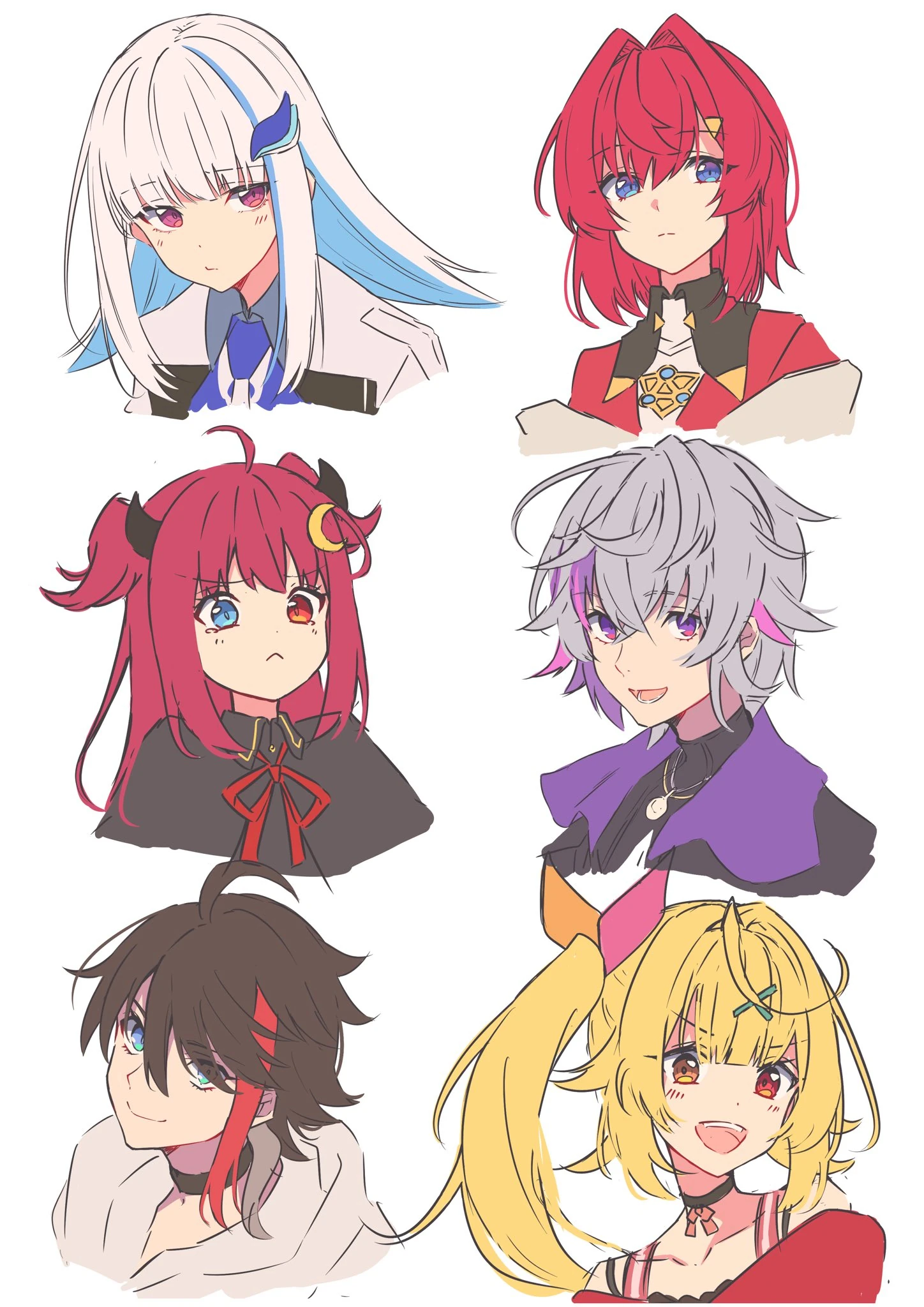 6 NIJISANJI Livers by Talunilu