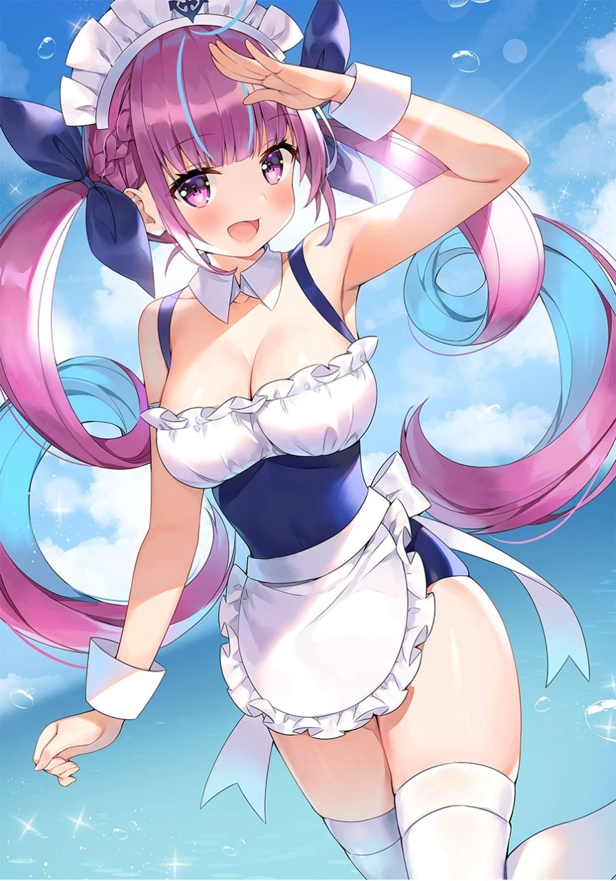 Minato Aqua in Swimsuit