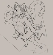 Effie in a Anthro Transformation