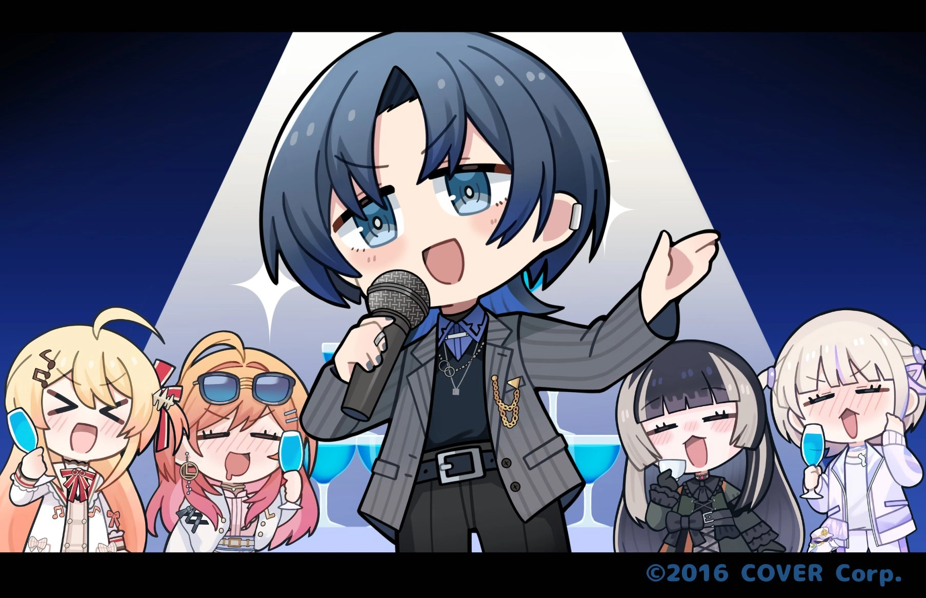 ClubBlueFire Illustration<br>by Mabuka