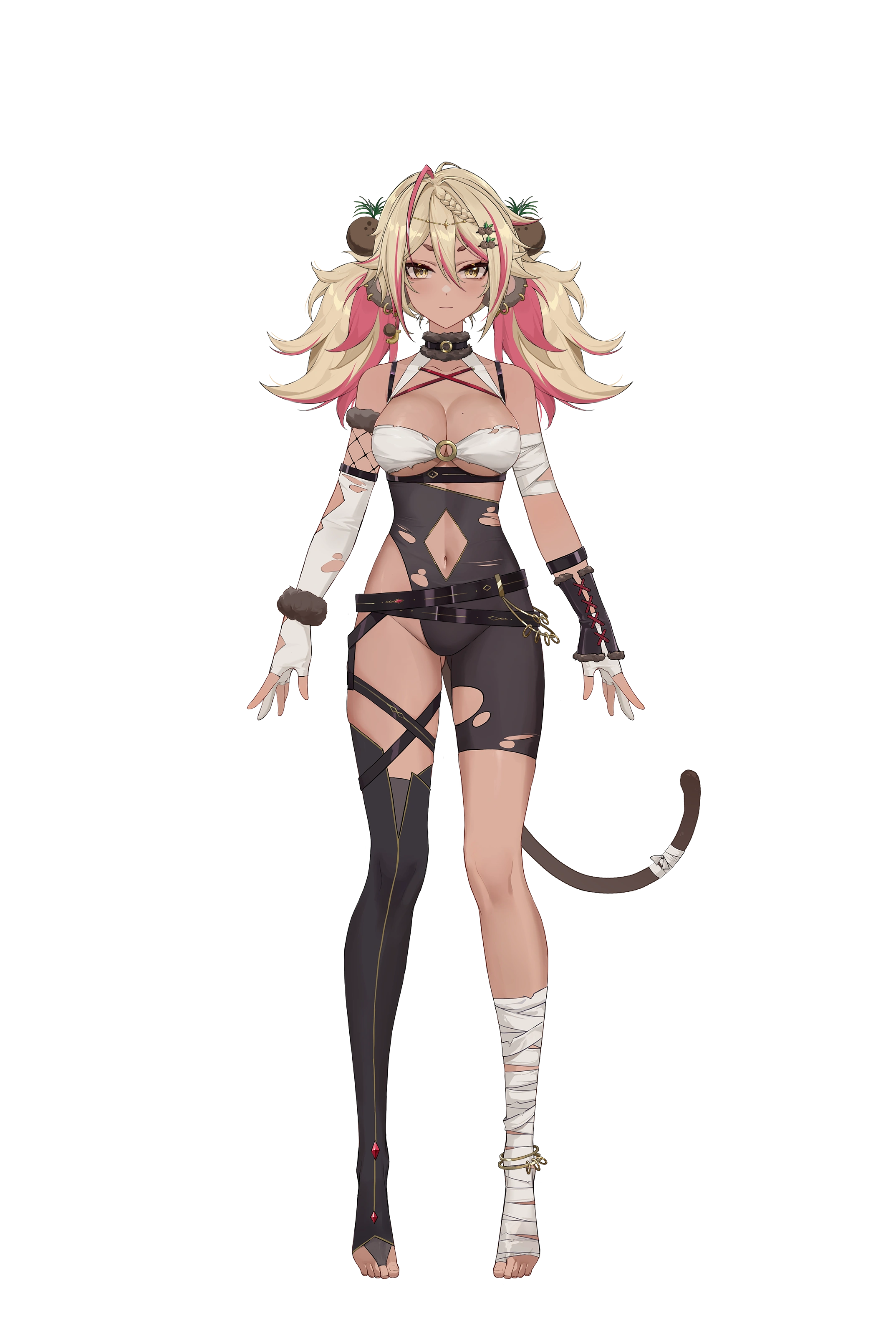 Full body of model