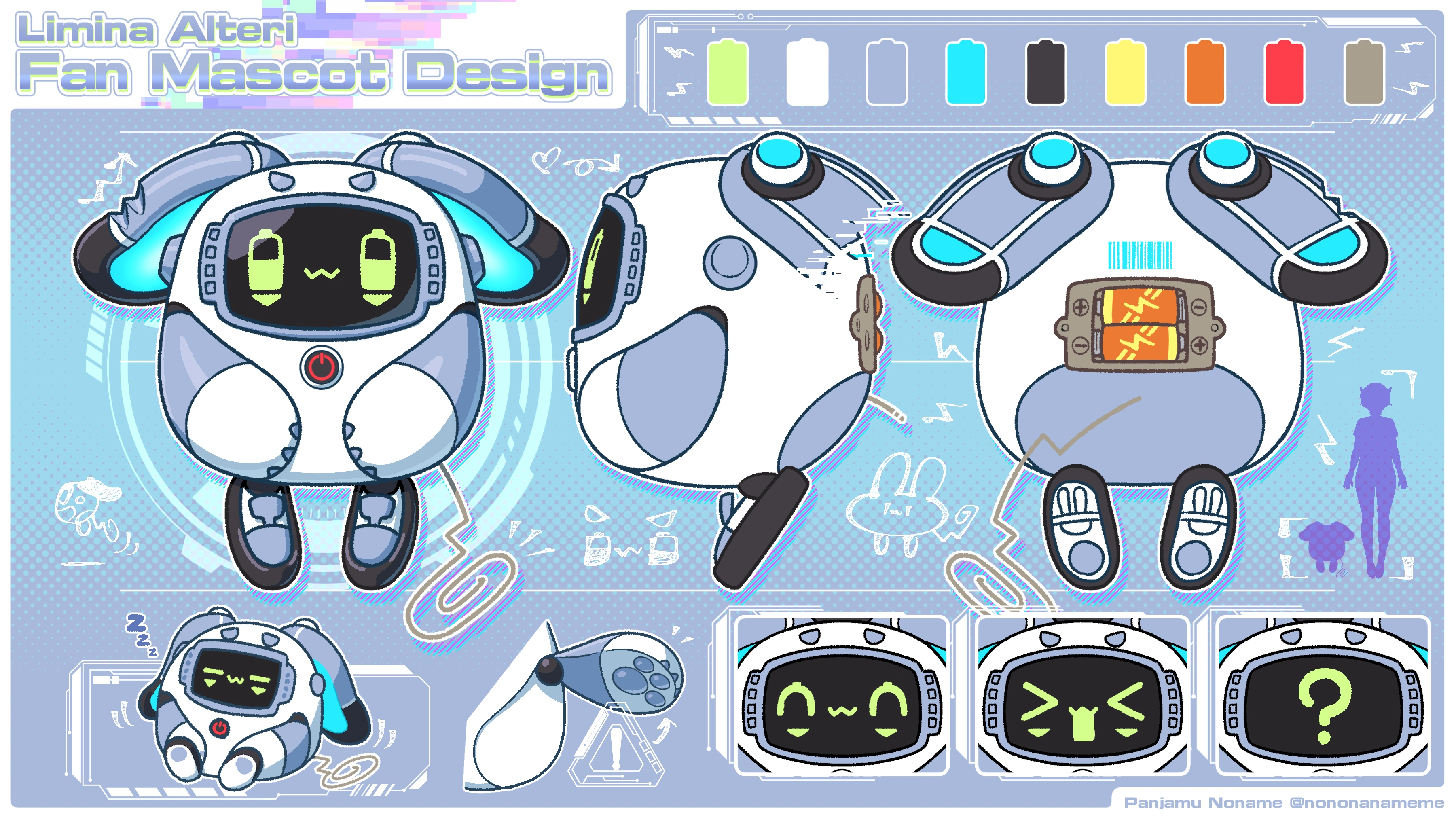 Mascot References sheet