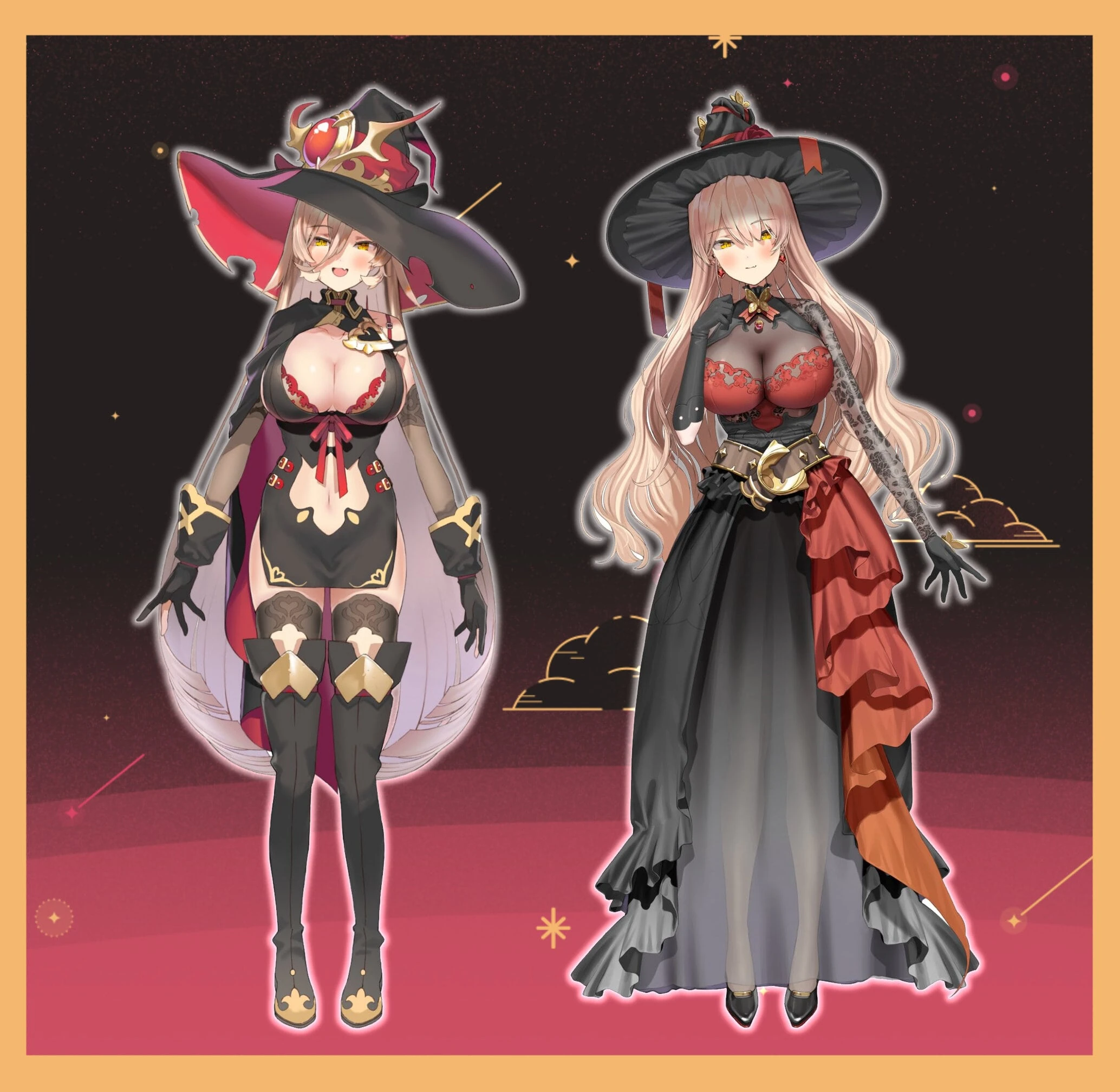 Full Body Next to Original Model
