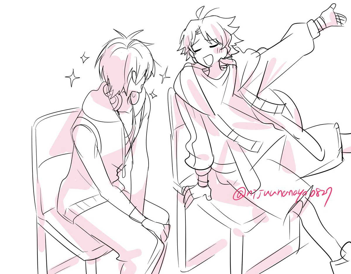 Saegusa Akina and Yumeoi Kakeru<br>by Ninahachi