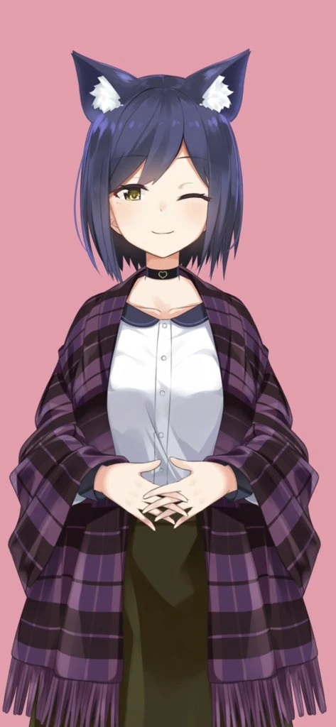 Autumn outfit with cat ears