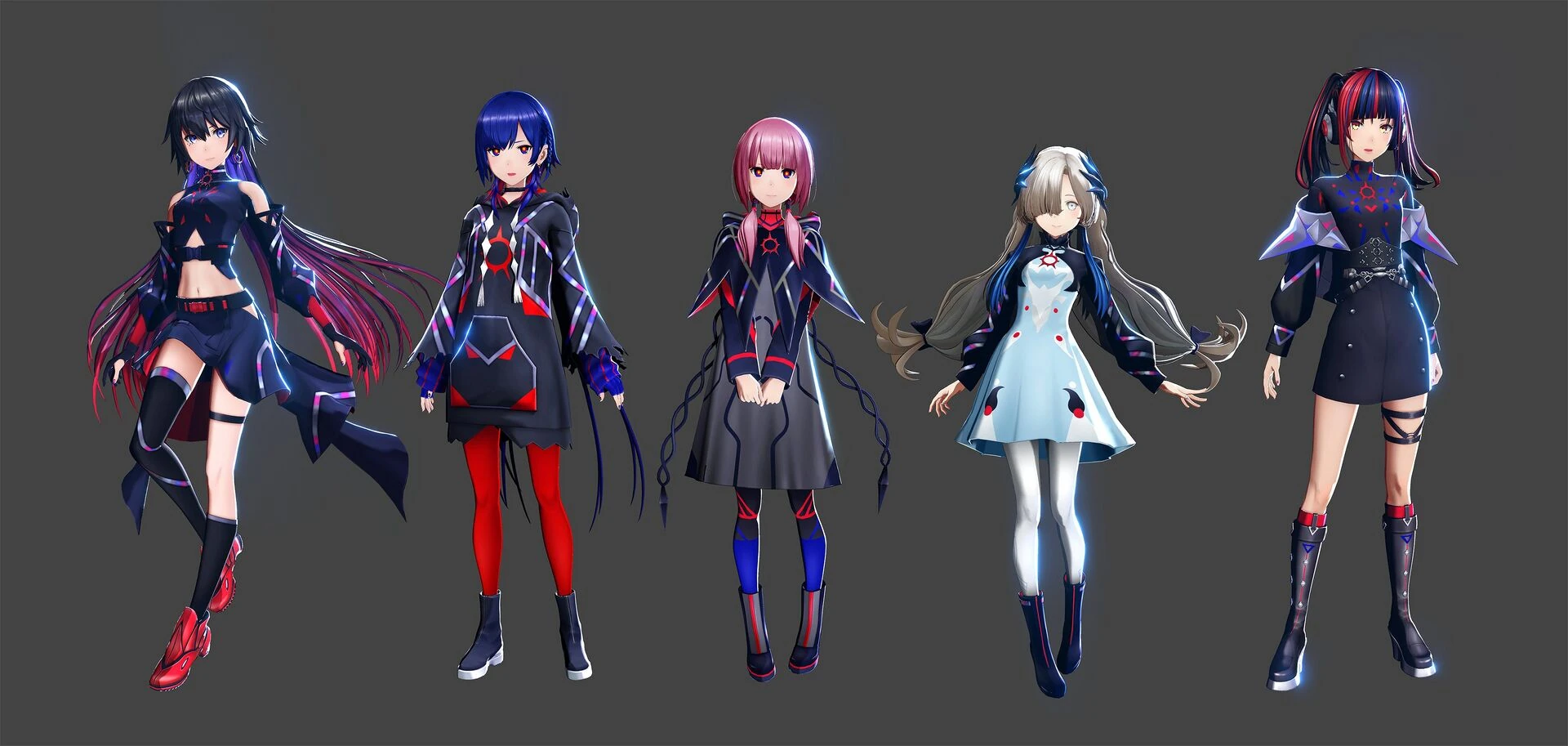 Virtual Witch Phenomenon Yatagarasu Outfits